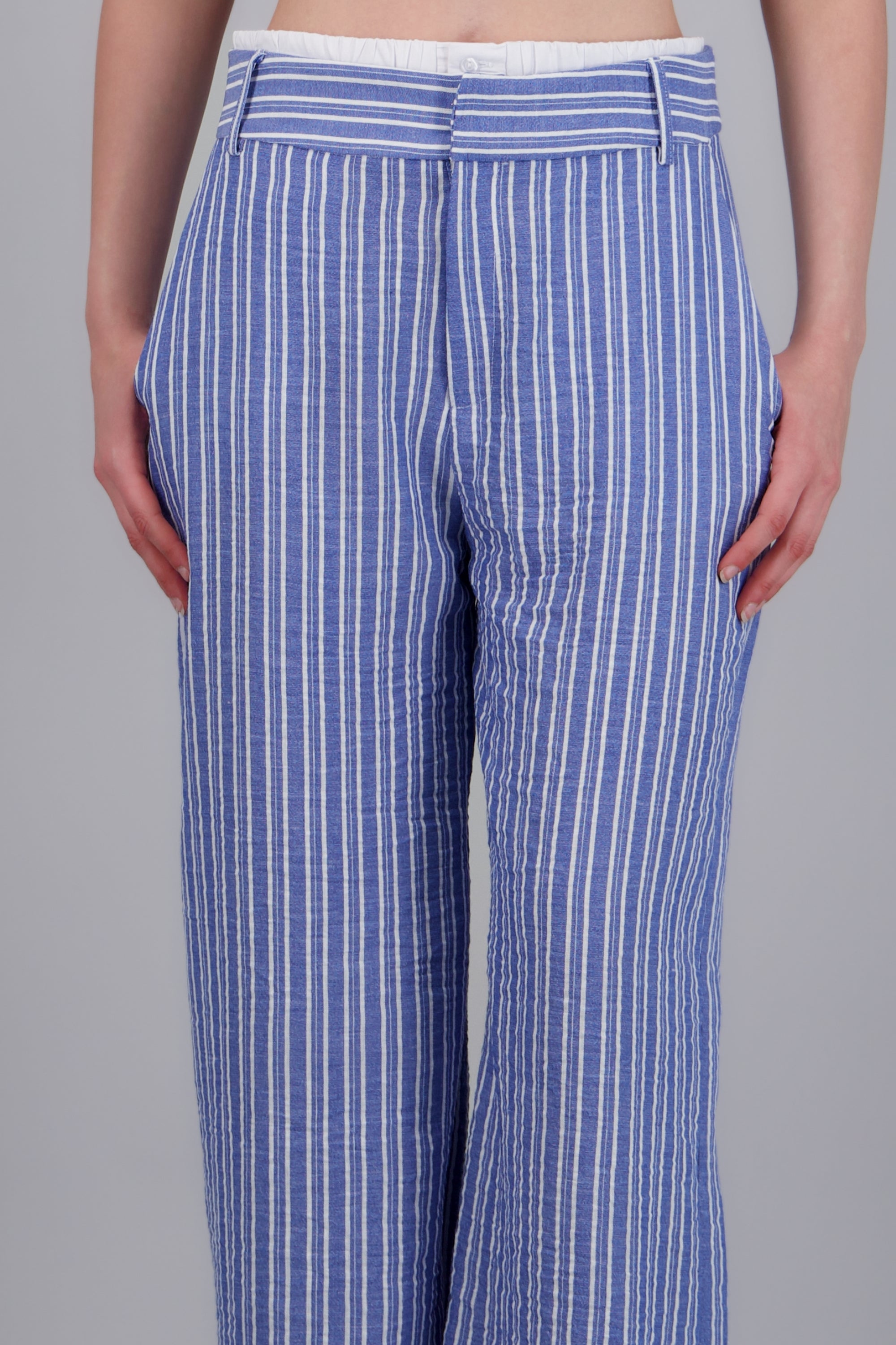 PANTALON RAYAS DET PRETINA AZUL COMBO