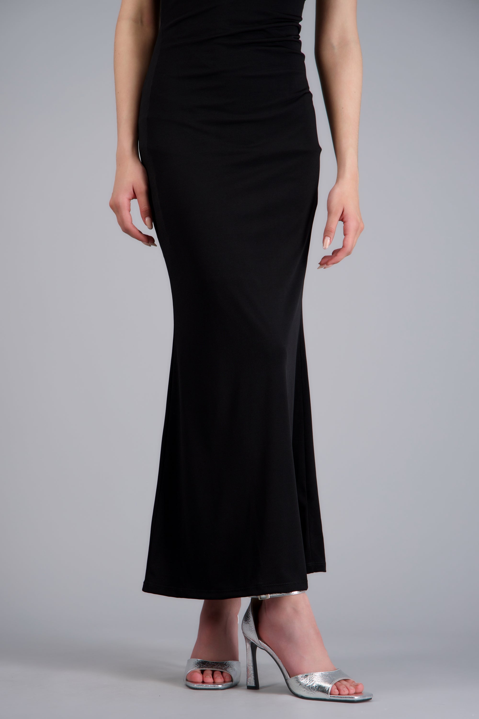 Tacon peep toe craquelado PLATA