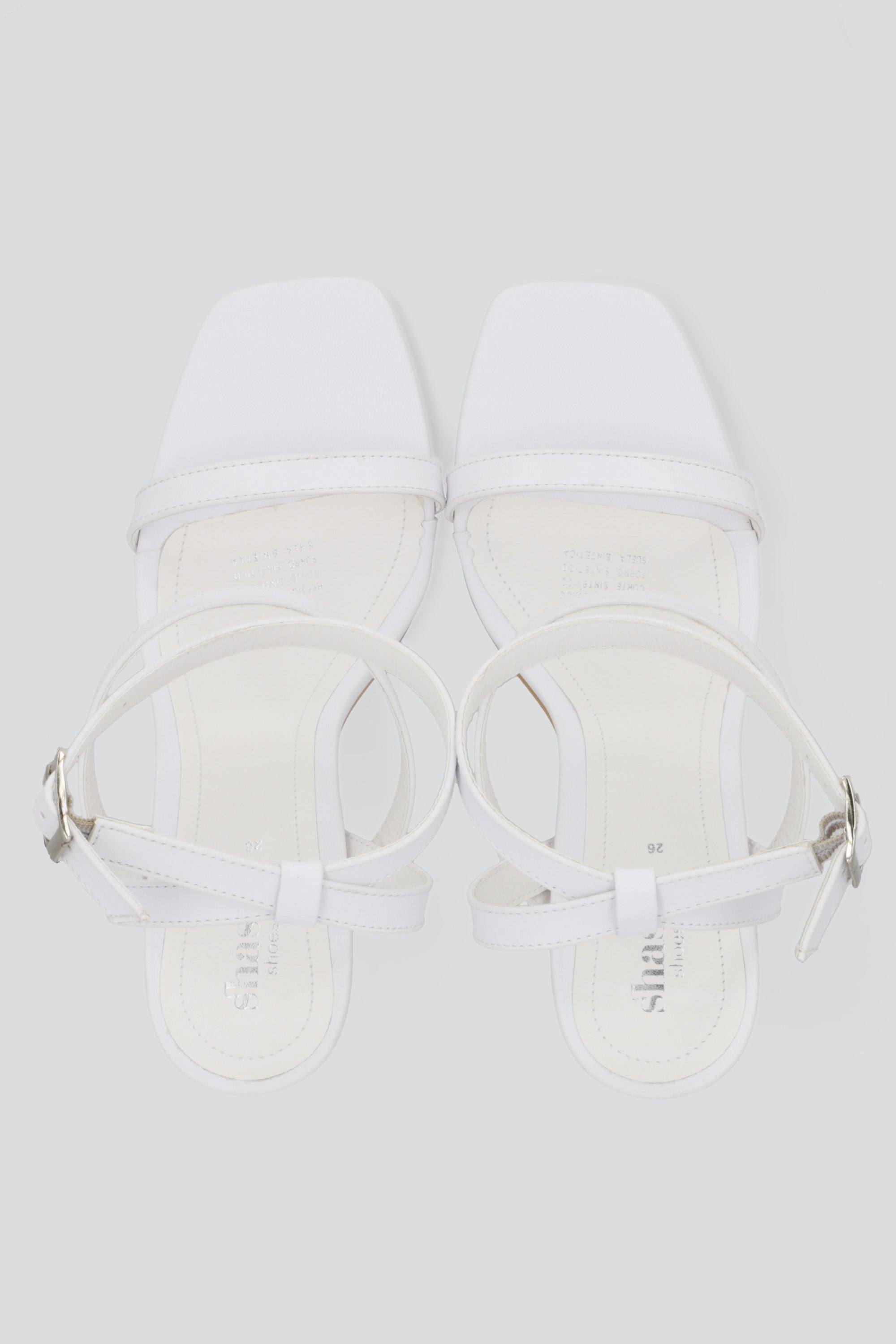 Tacon basico triple tira BLANCO