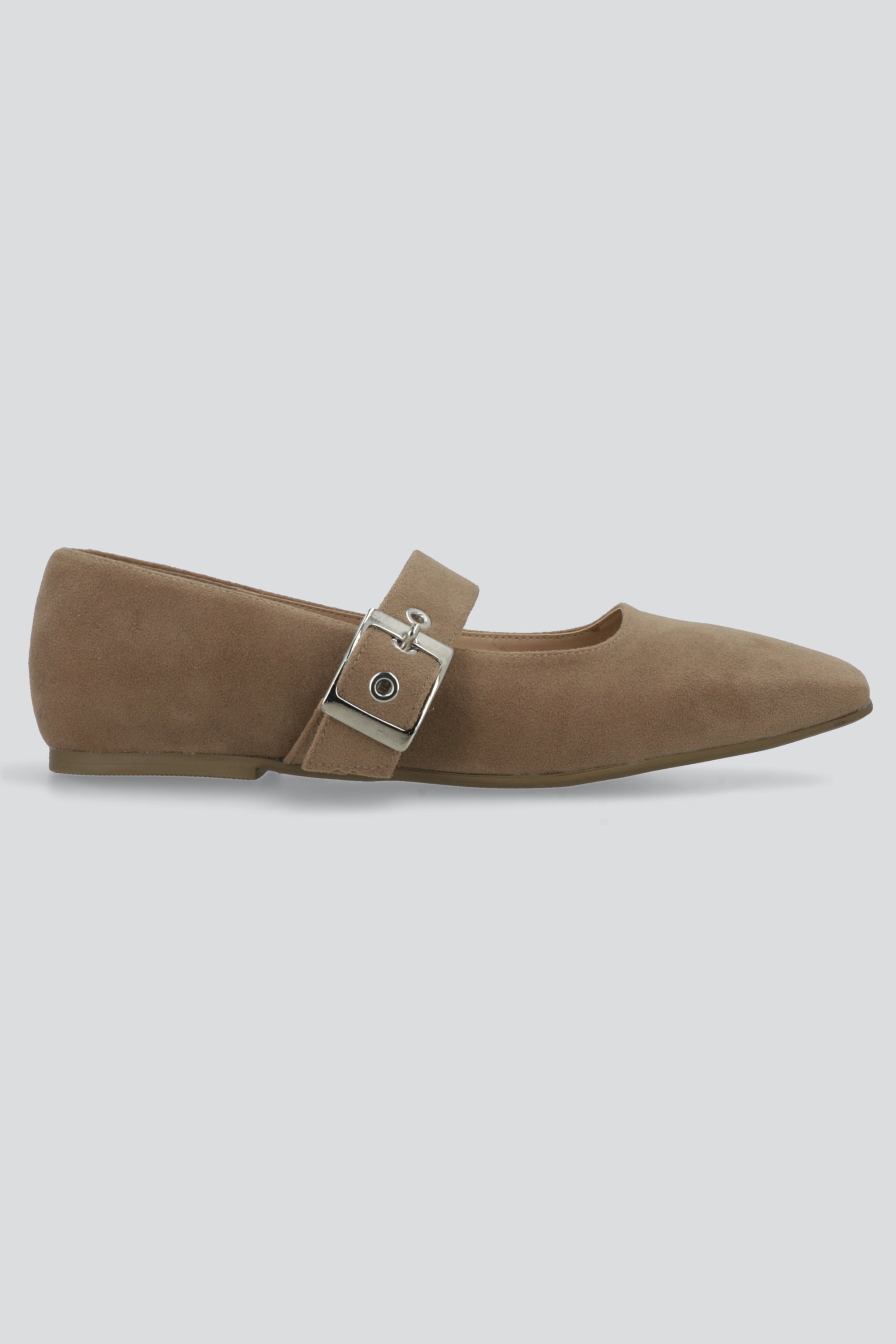 Flat mary jane hebilla ancha BEIGE