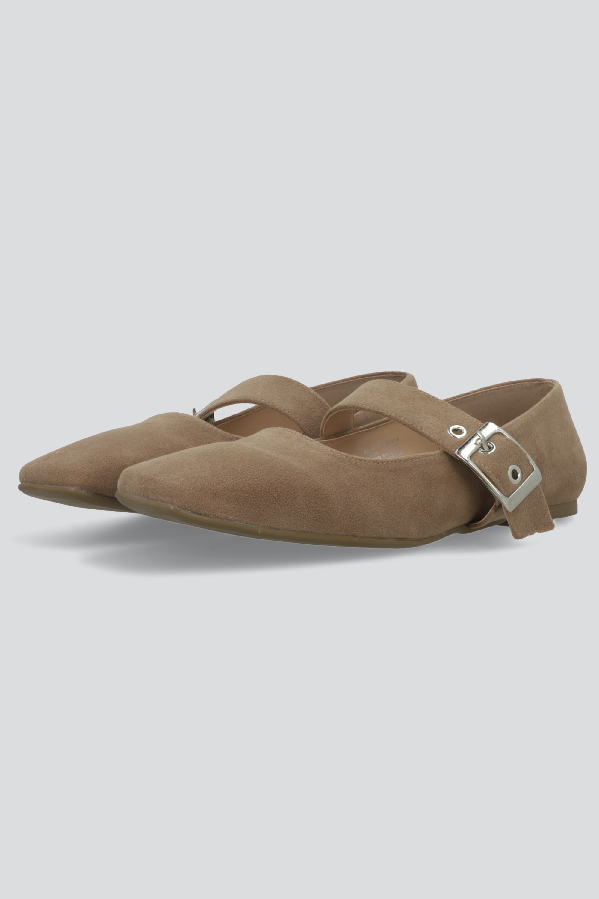 Flat mary jane hebilla ancha BEIGE
