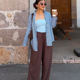 Pantalón amplio con bolsas