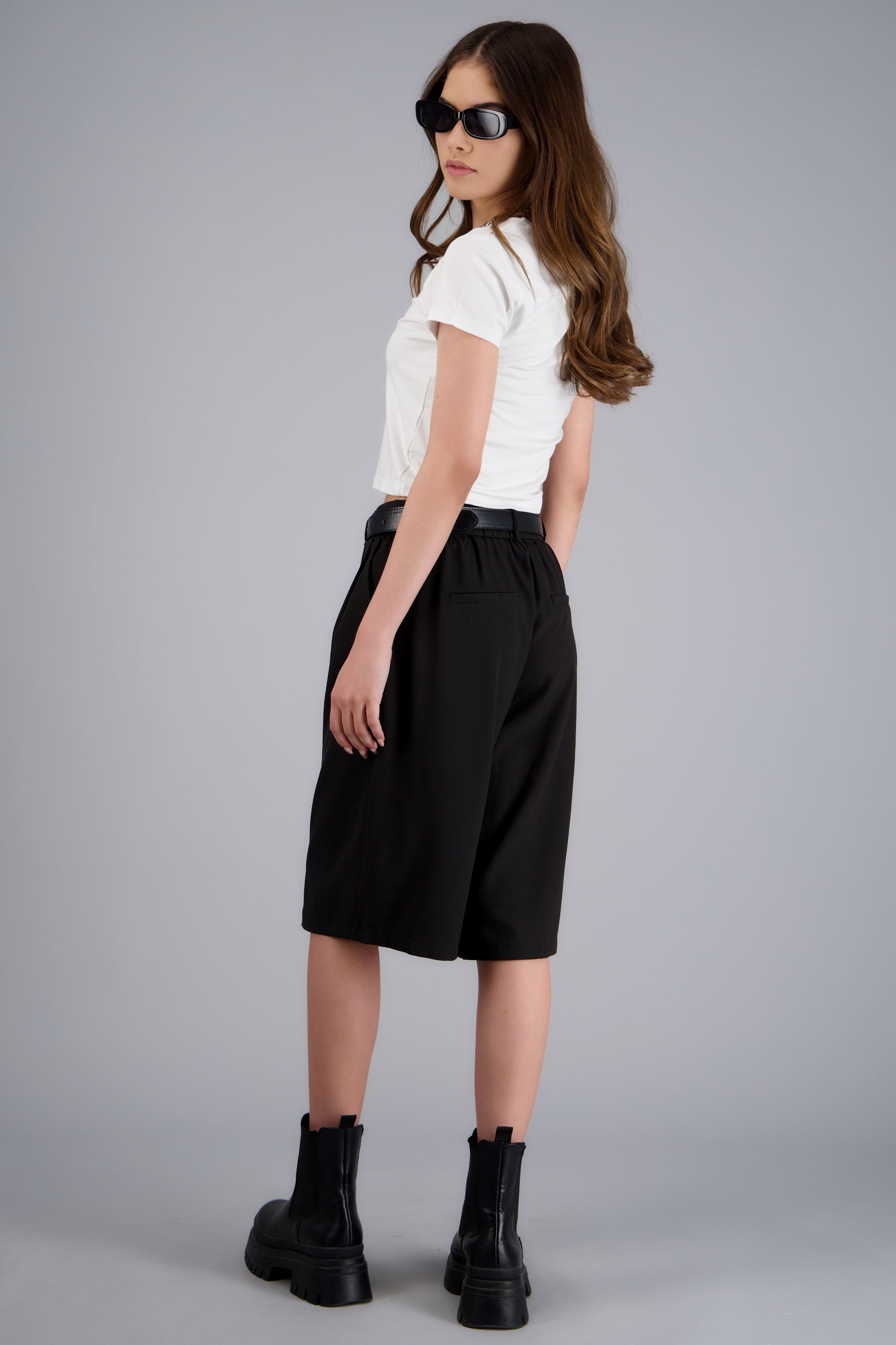 Short bermuda liso NEGRO