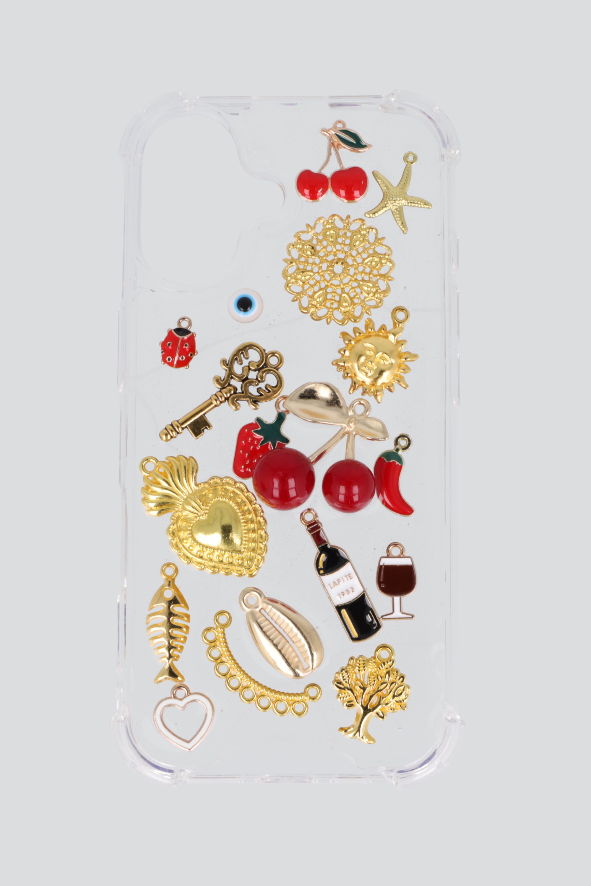 Funda iph 17 multicharms ORO