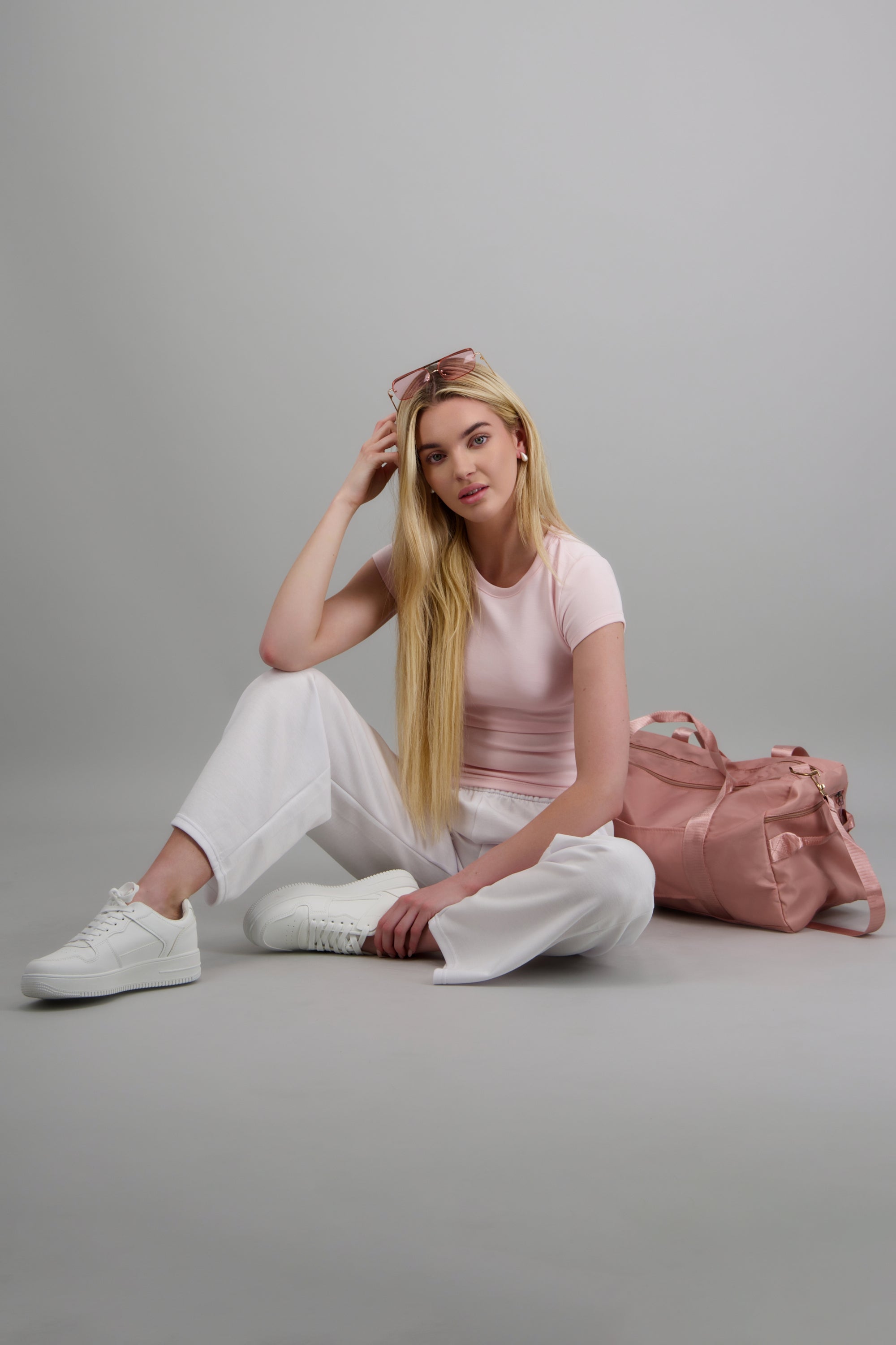 Pants lisos detalle pretina BLANCO