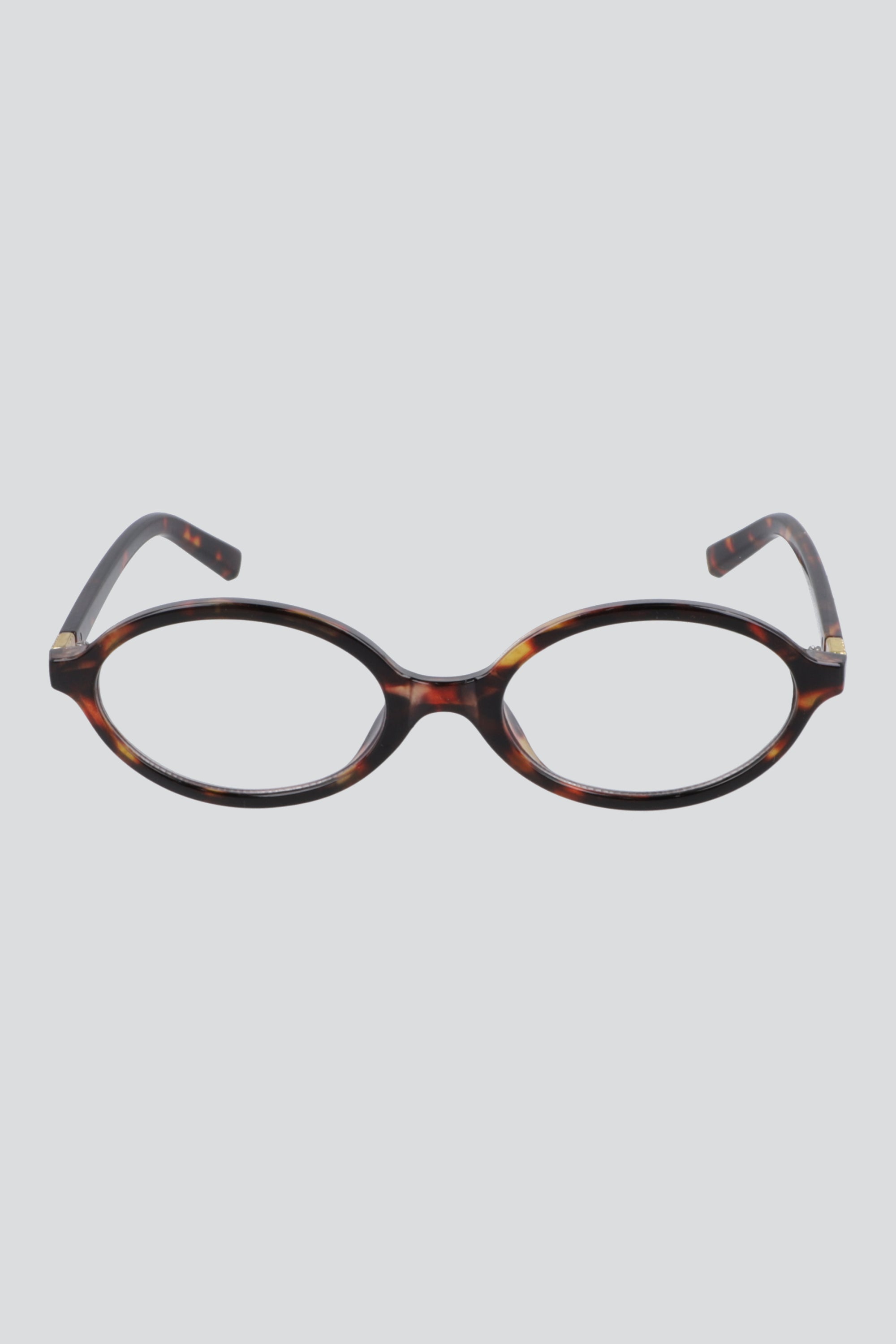 Lentes ovalados marco acetato luz azul CAFE
