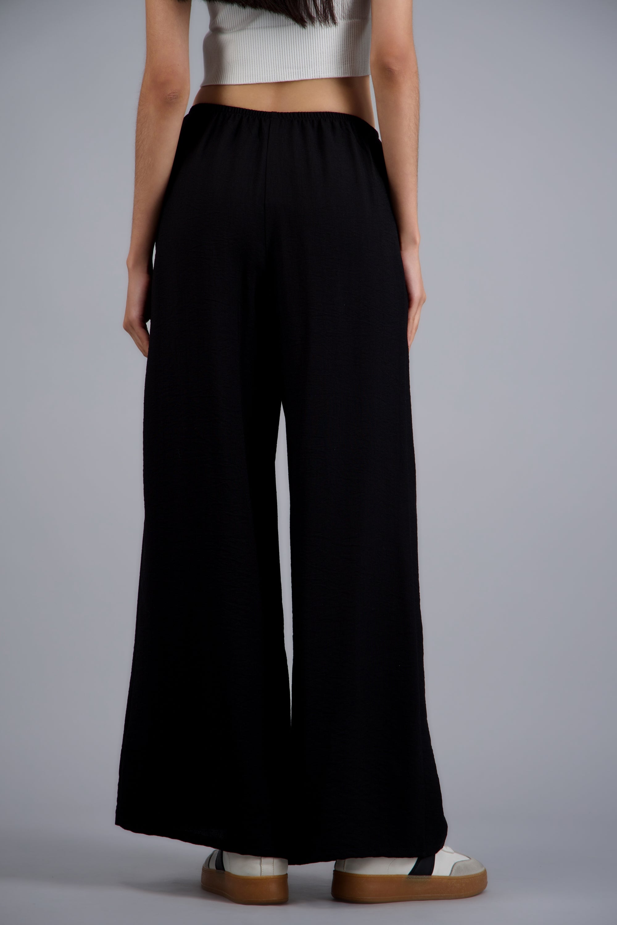 Pantalon ligero pretina ajustable NEGRO