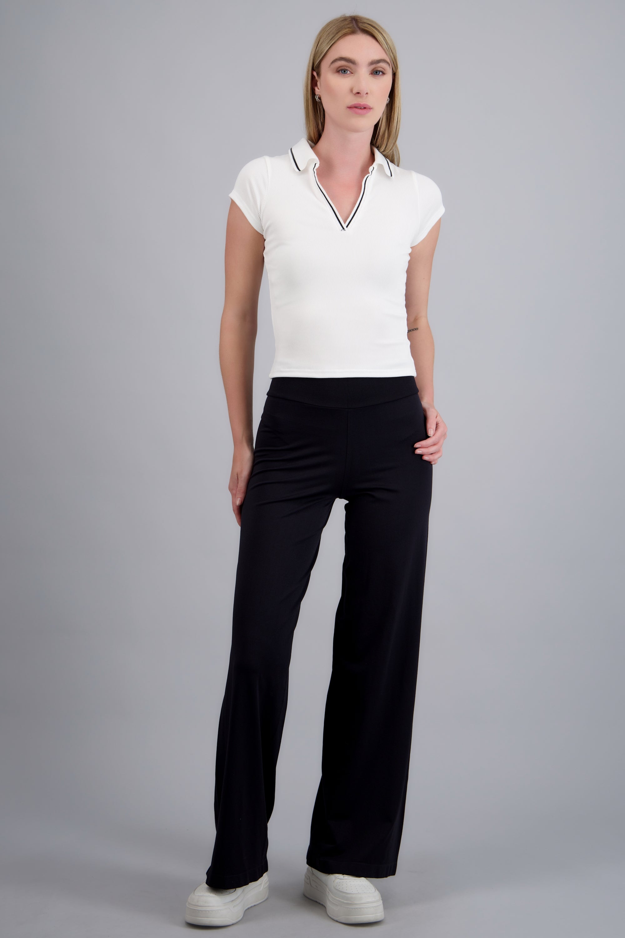 Pantalon wide ajustable NEGRO