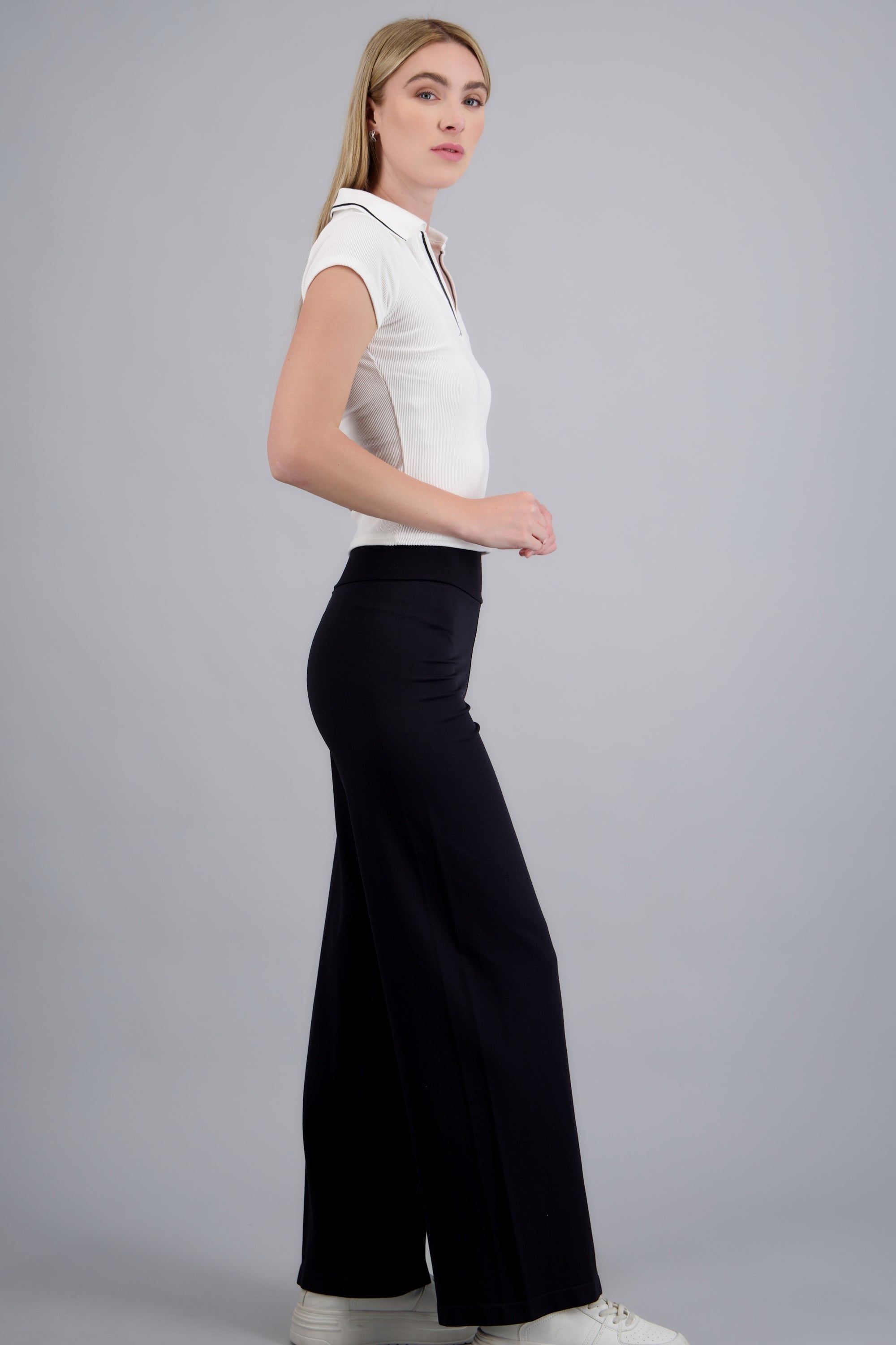 Pantalon wide ajustable NEGRO