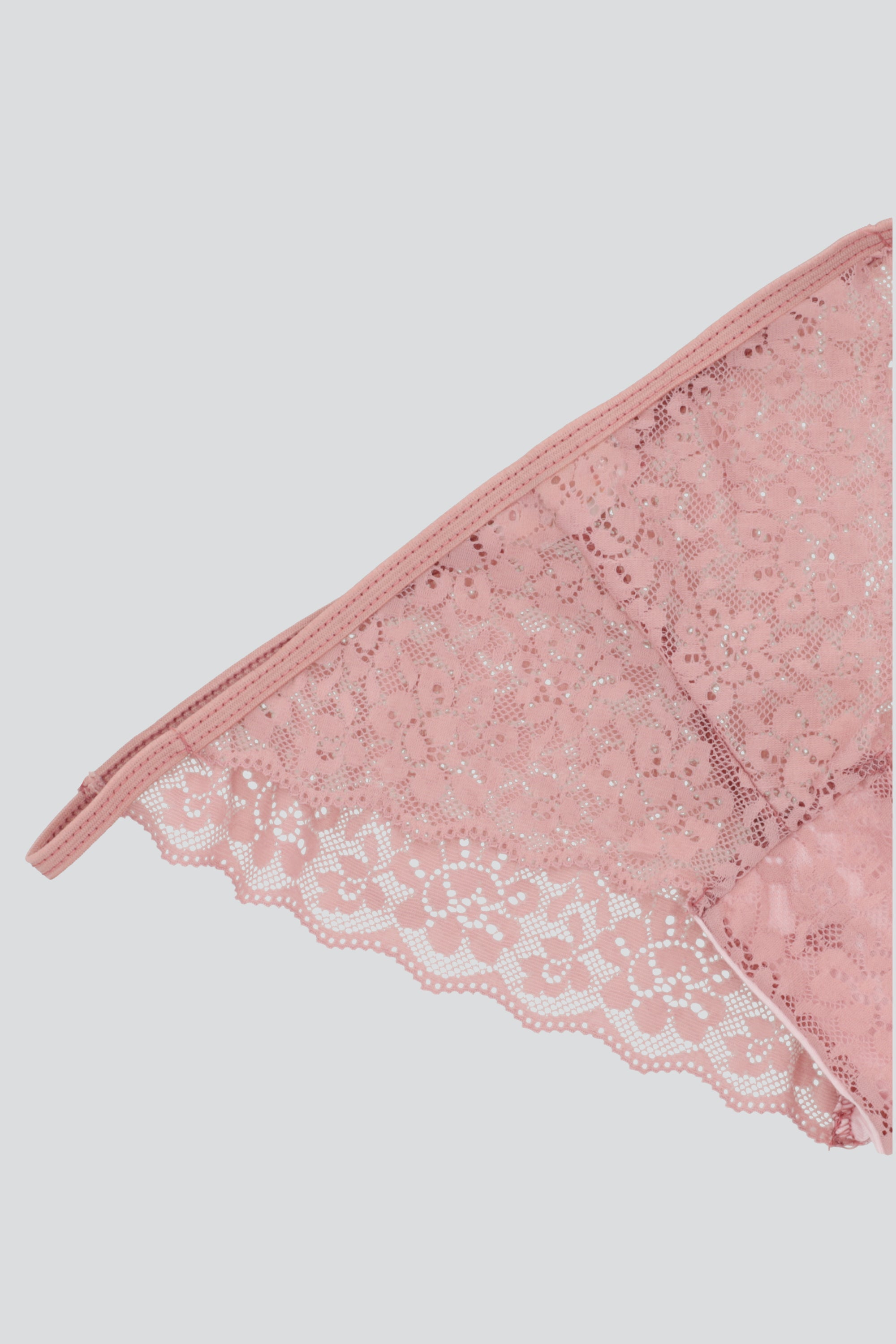 Bikini de encaje flores ROSA