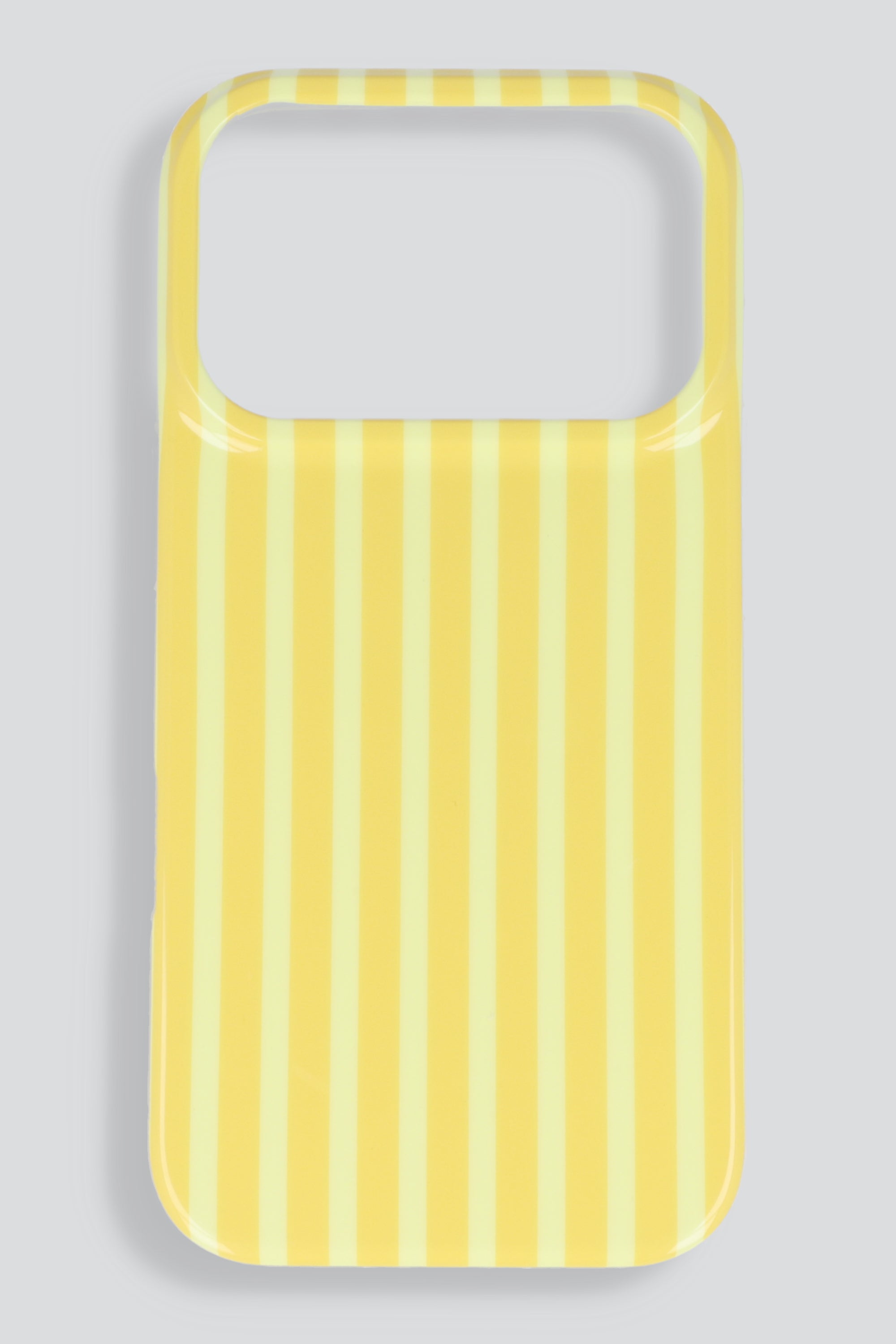 Funda iph 17 pro rayas simples AMARILLO