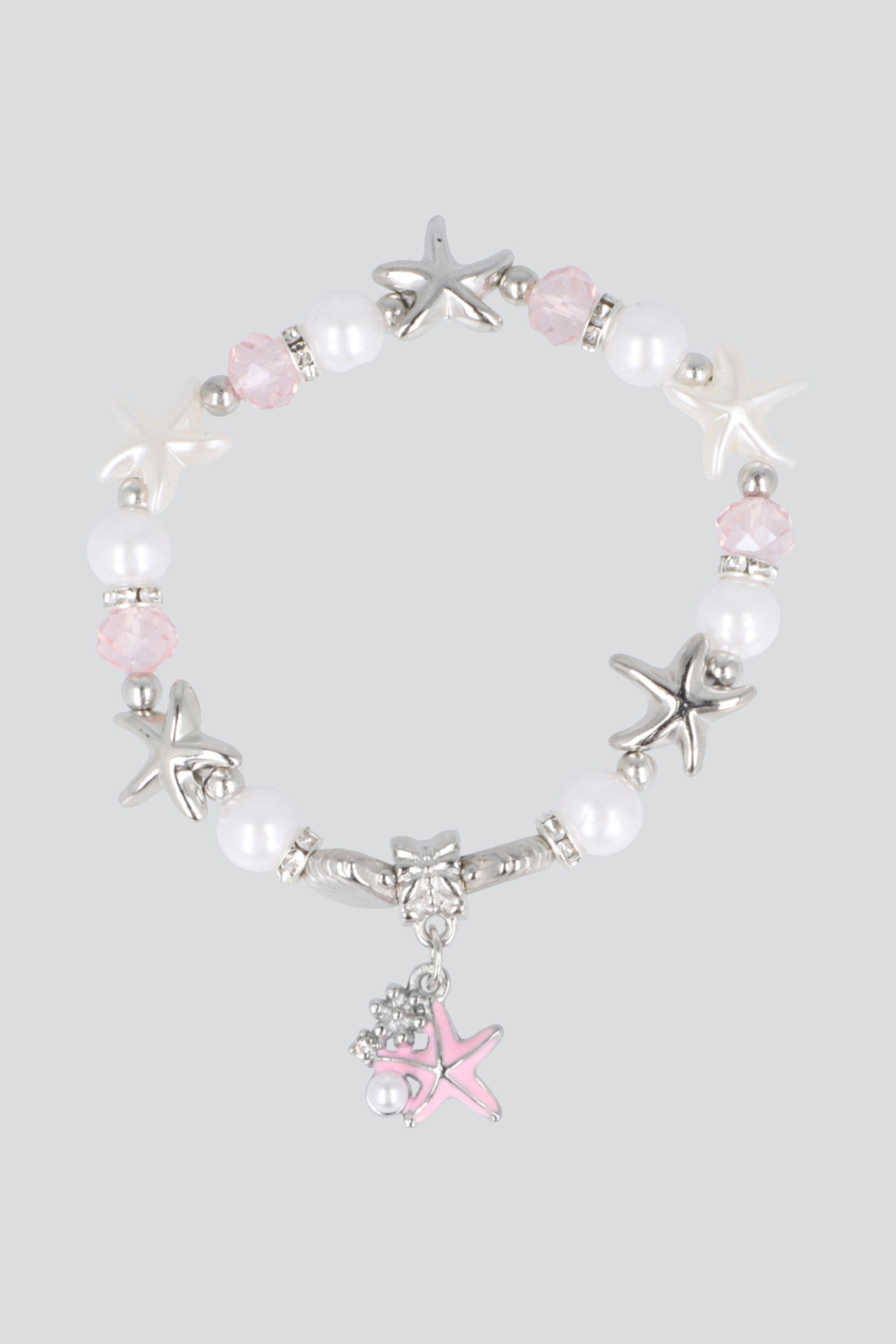 Pulsera charms estrellas ROSA