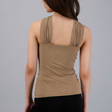 Top halter con hebilla