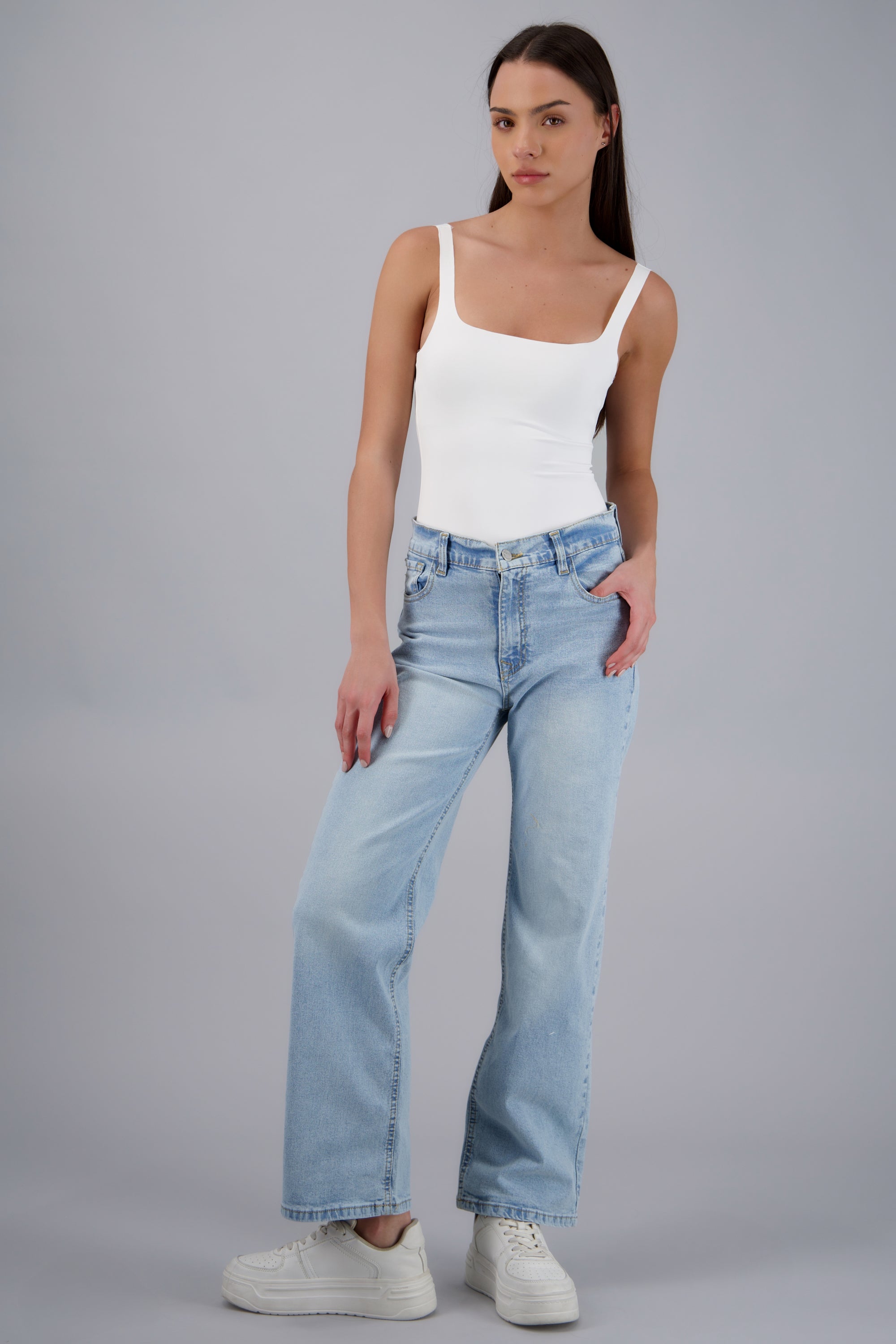 Jeans cropped skinny LIGHT WASH