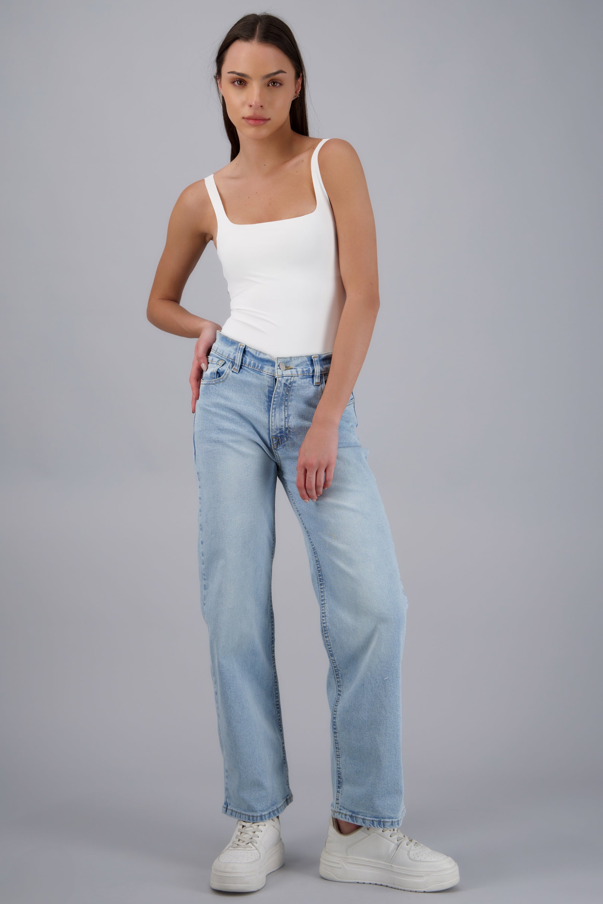 Jeans cropped skinny LIGHT WASH