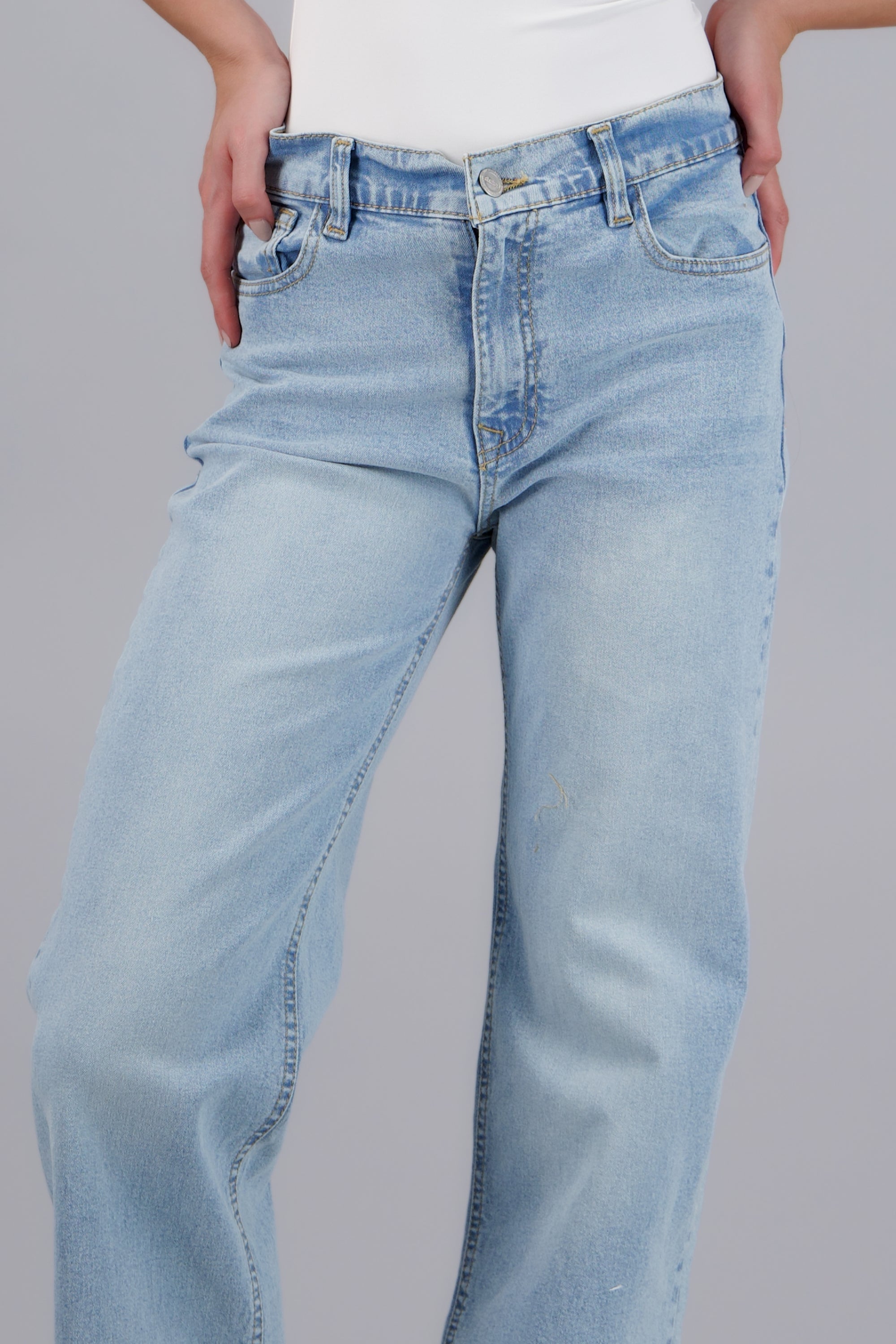 Jeans cropped skinny LIGHT WASH