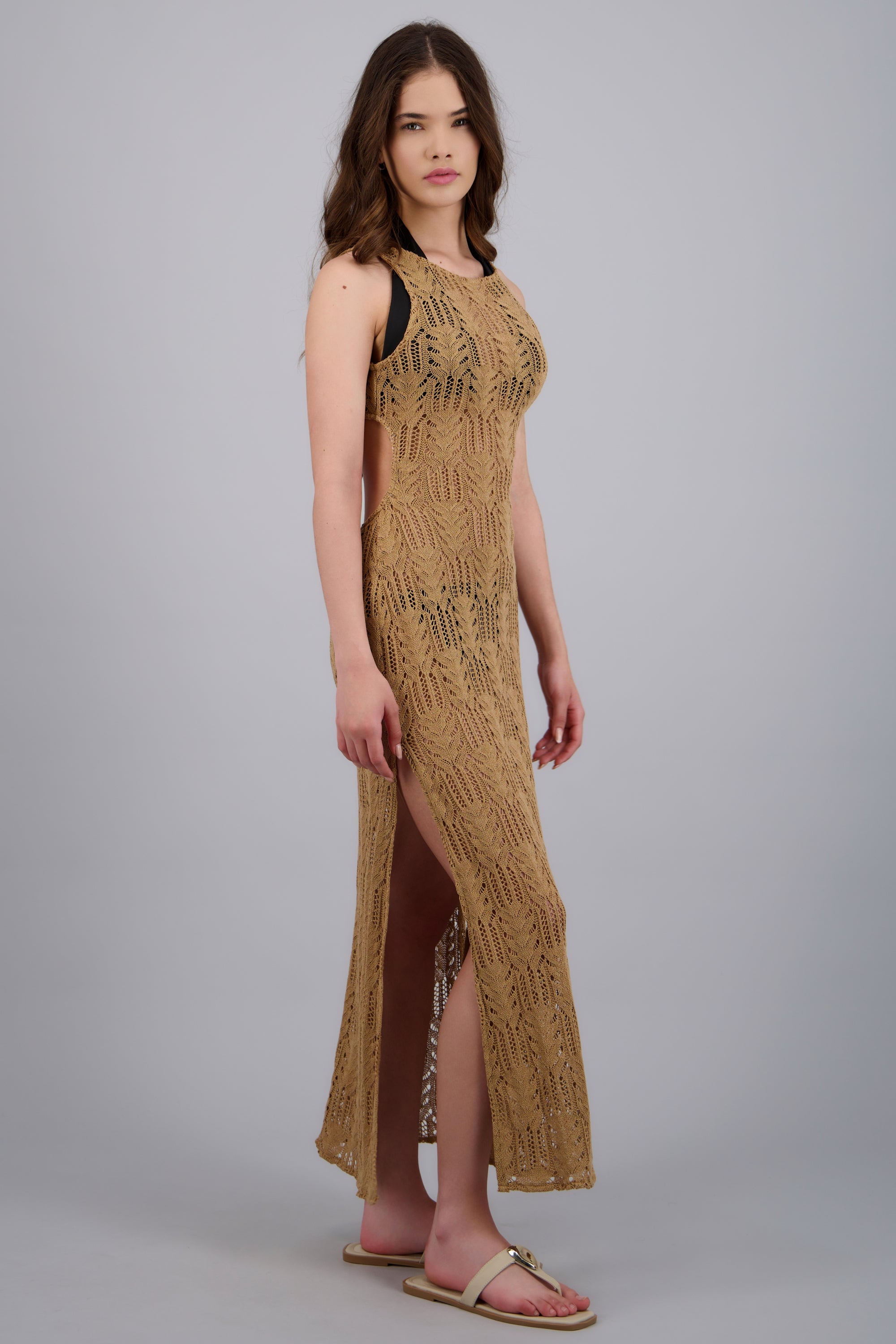 Vestido crochet sin mangas ARENA