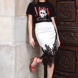 Playera over Miranda Priestly
