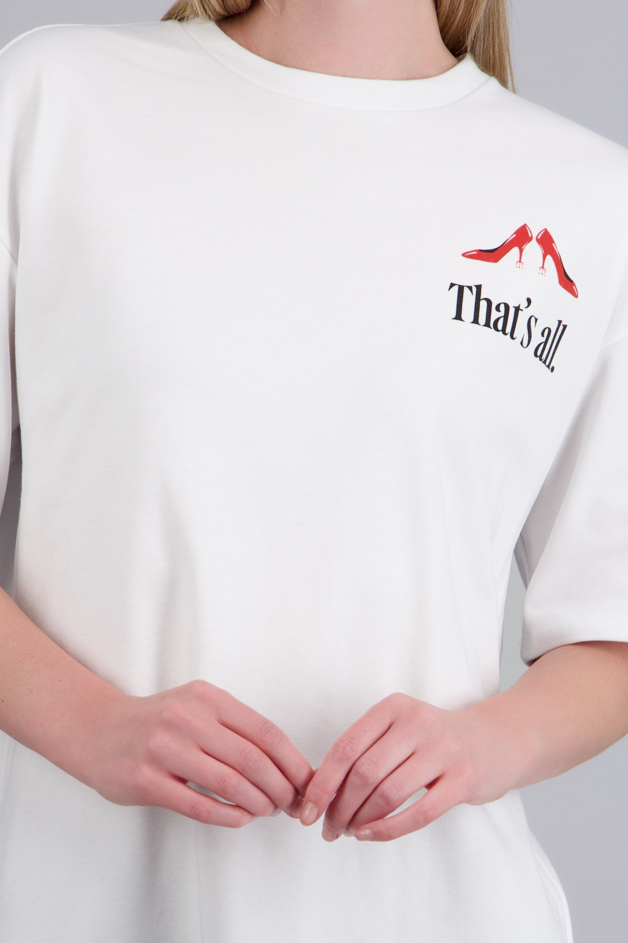 Playera diablo viste a la moda frente espalda BLANCO