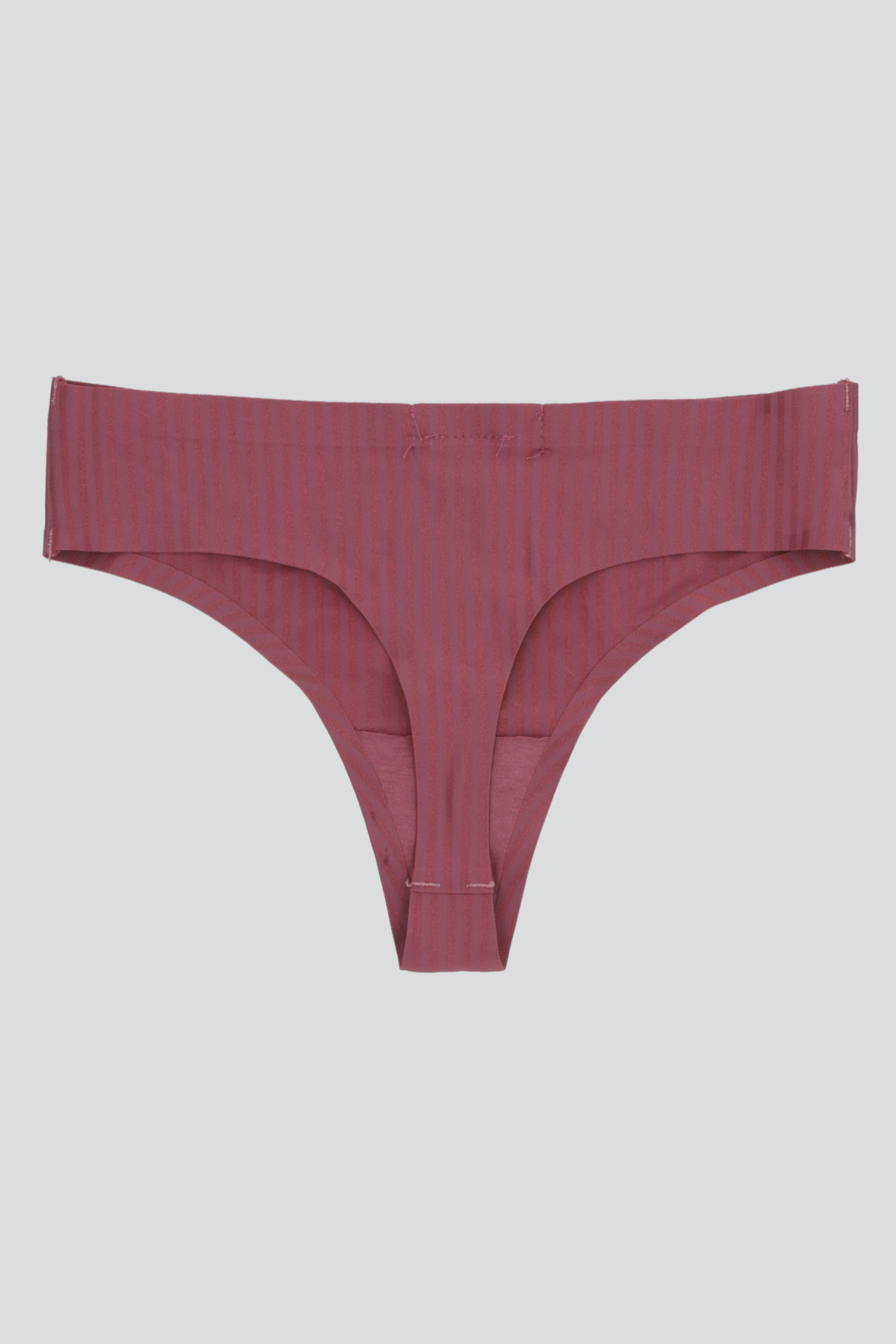 Tanga líneas satinado seamless MORADO
