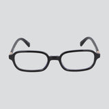 Lentes rectangulares mini luz azul