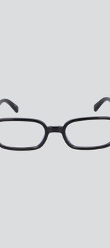 Lentes rectangulares mini luz azul