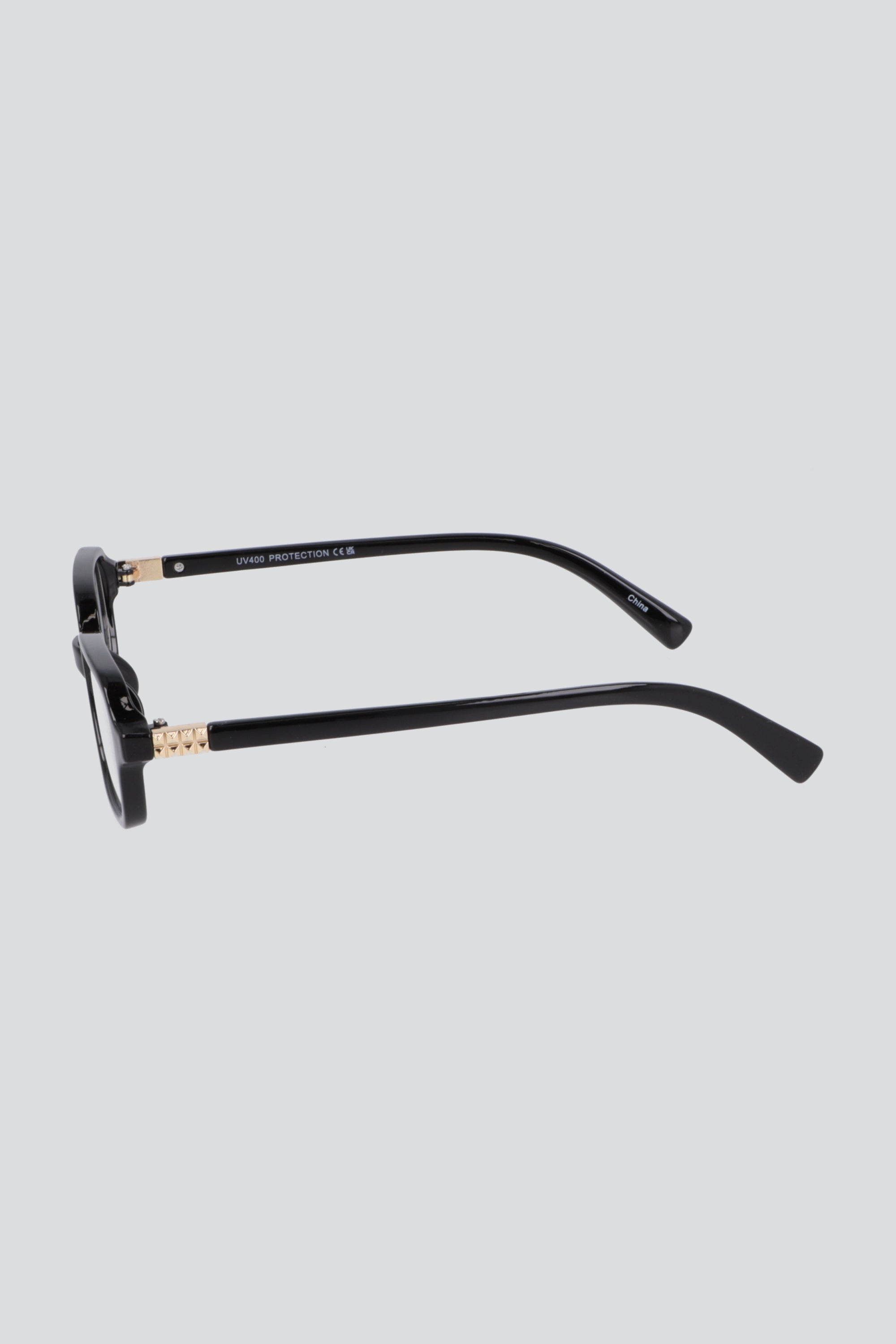 Lentes rectangulares mini luz azul