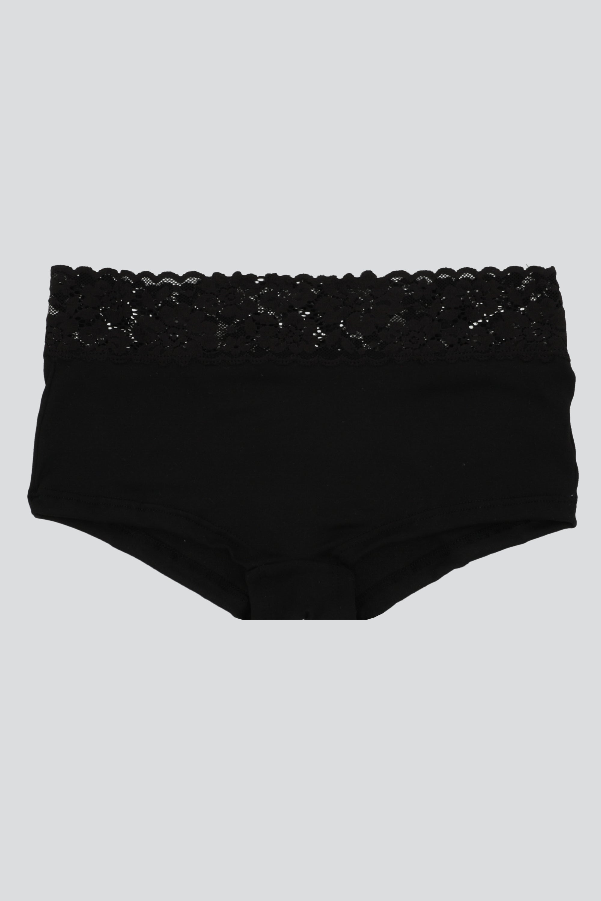 Boxer detalle pretina encaje NEGRO