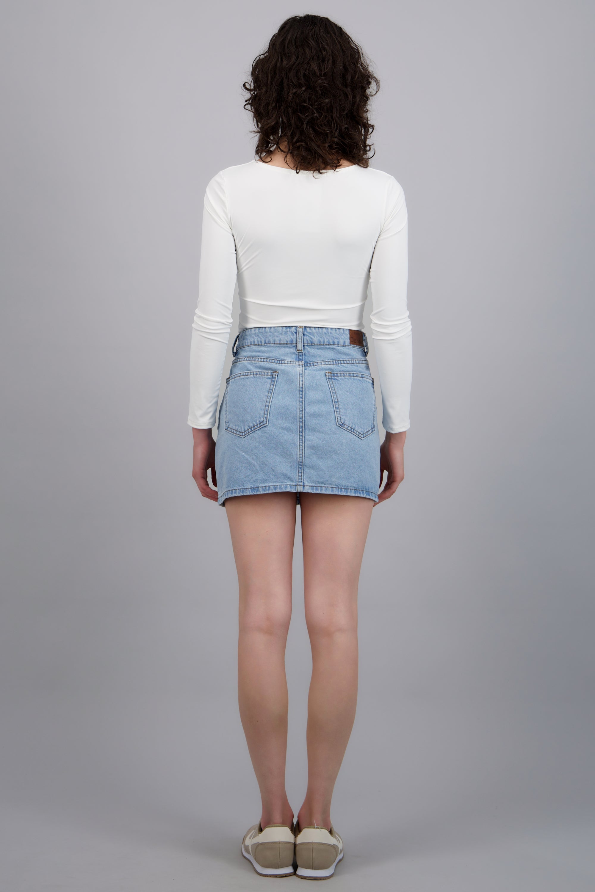 Falda recta estrellas LIGHT WASH