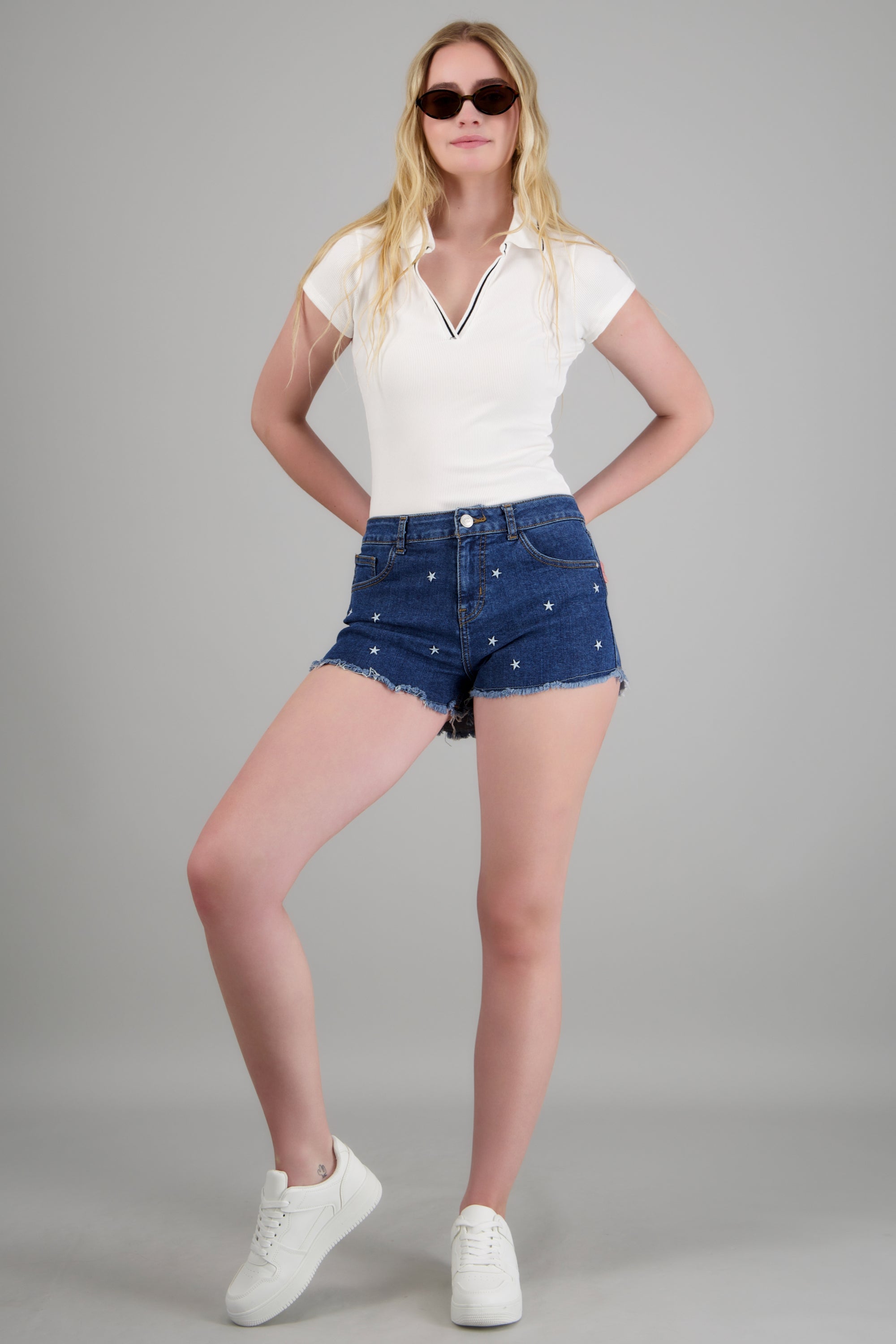 Mini short estrellas MEDIUM WASH