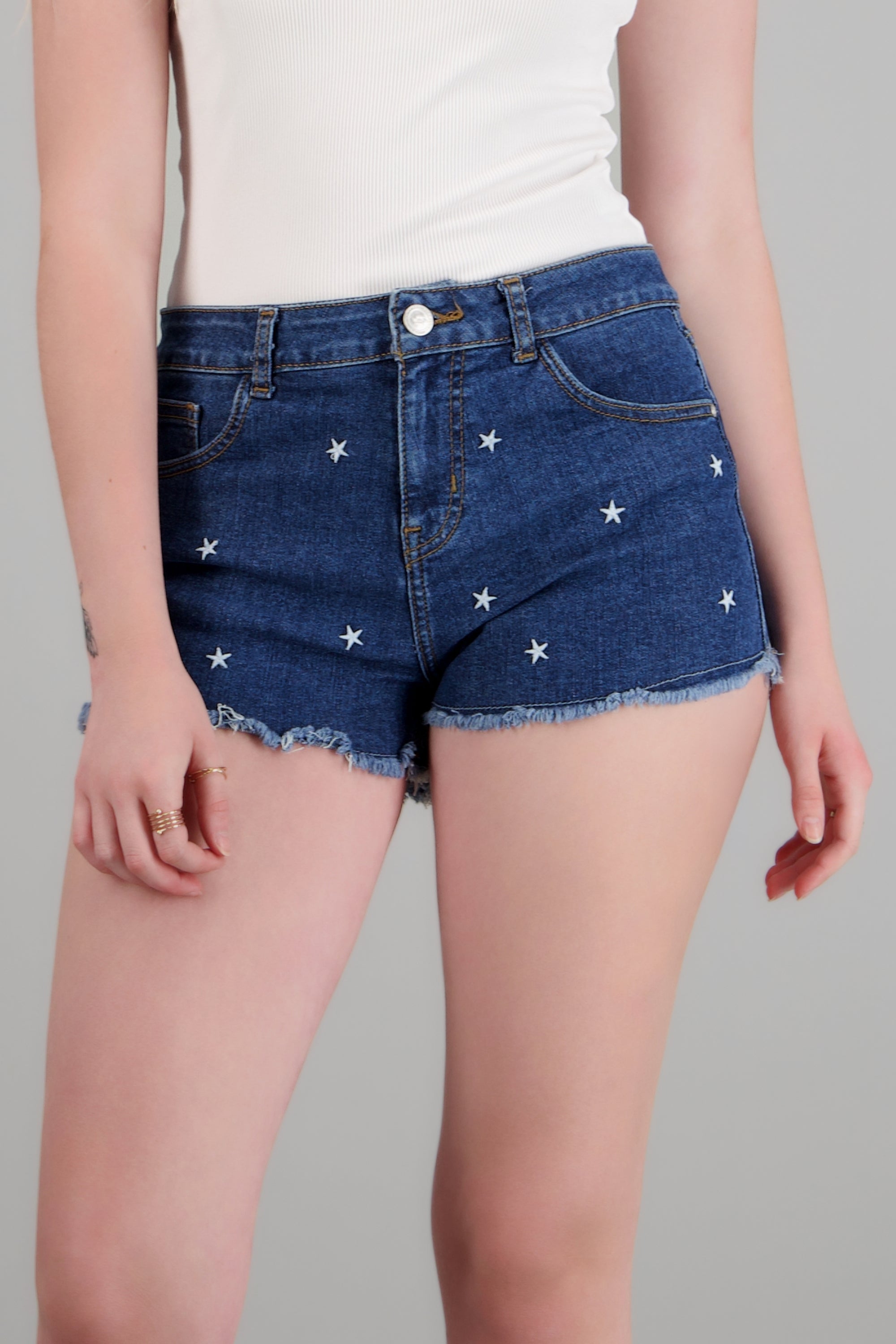 Mini short estrellas MEDIUM WASH