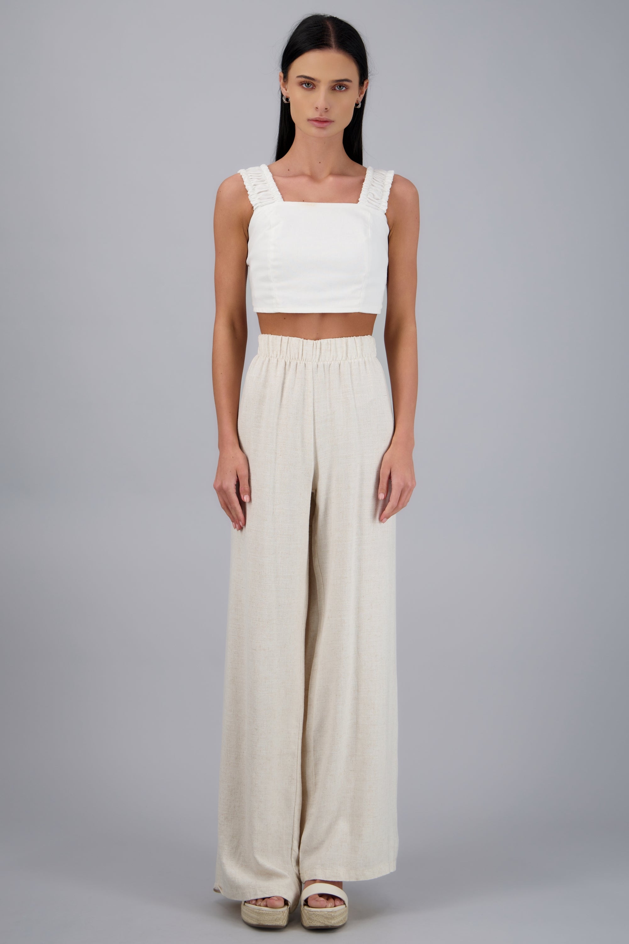 Pantalón wide leg resorte ARENA