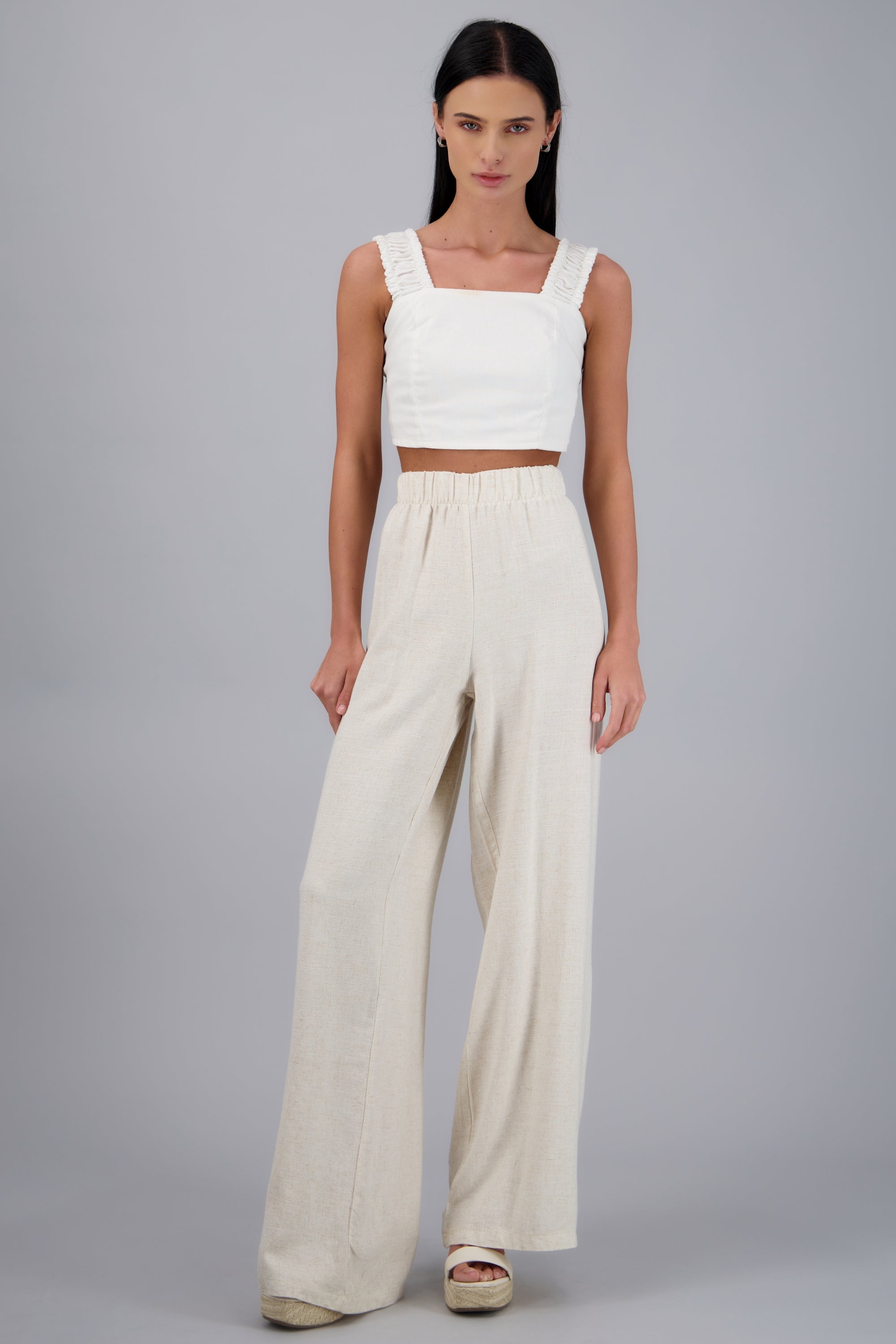 Pantalón wide leg resorte ARENA
