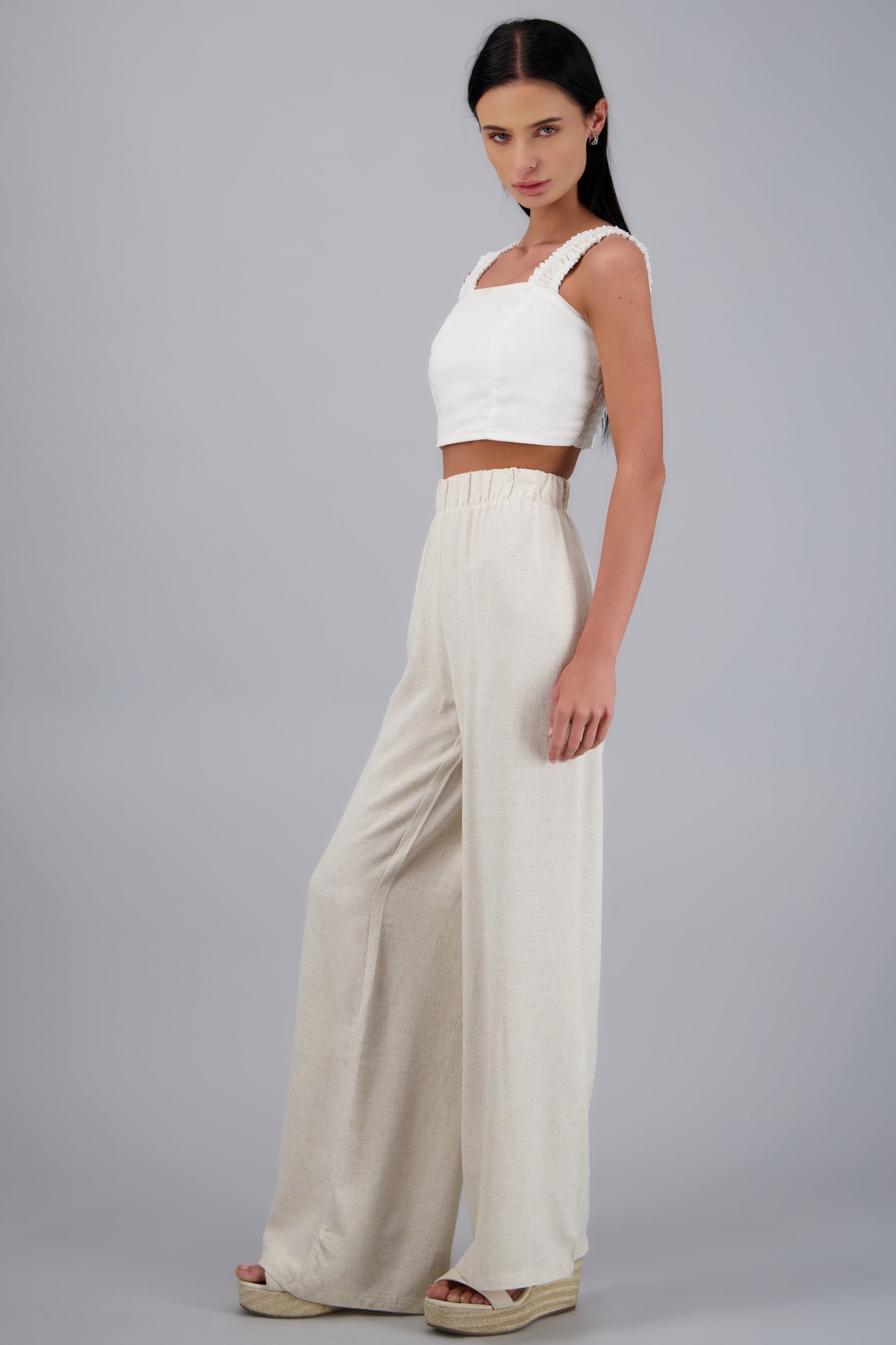 Pantalón wide leg resorte ARENA