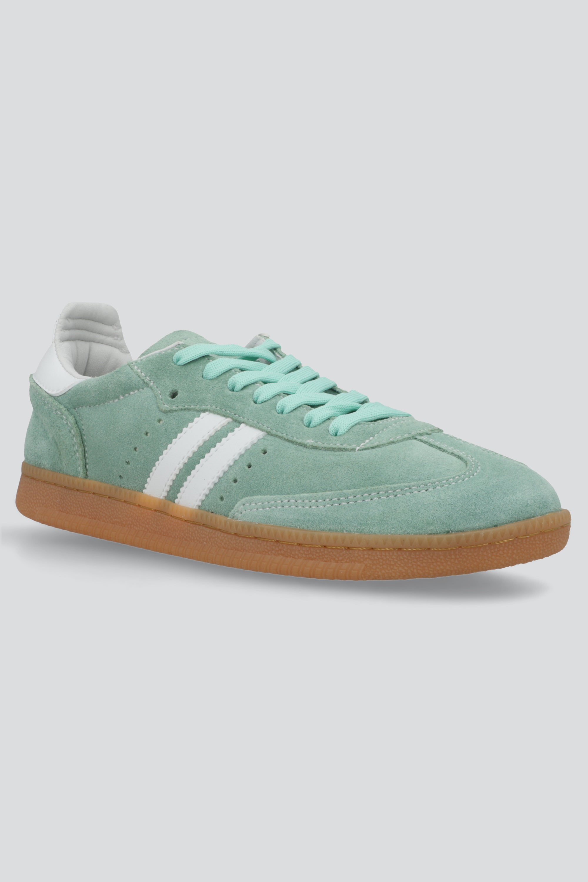 Tenis casual gamuza dos lineas SAGE