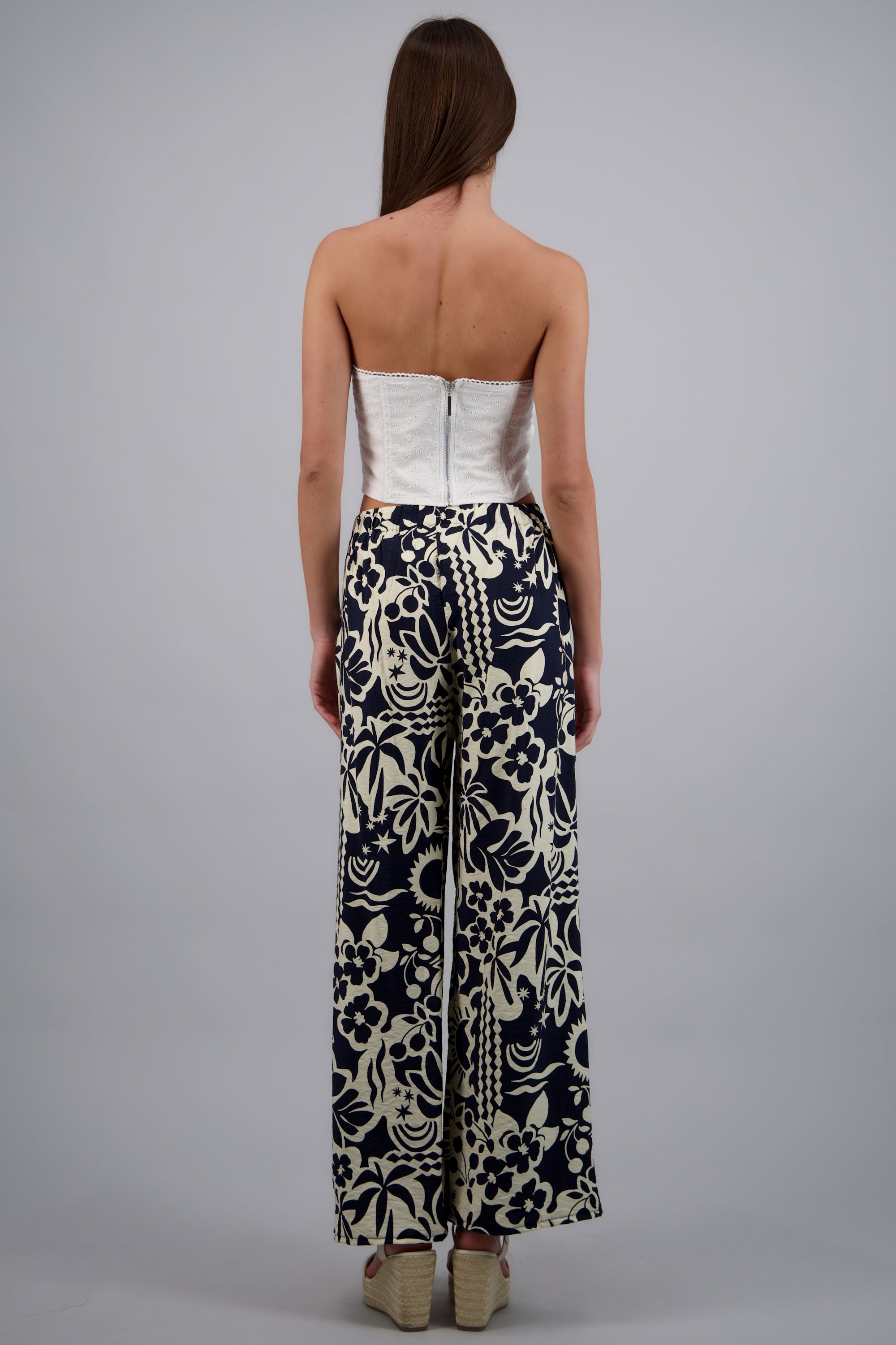 Pantalon suelto estampado MARINO COMBO