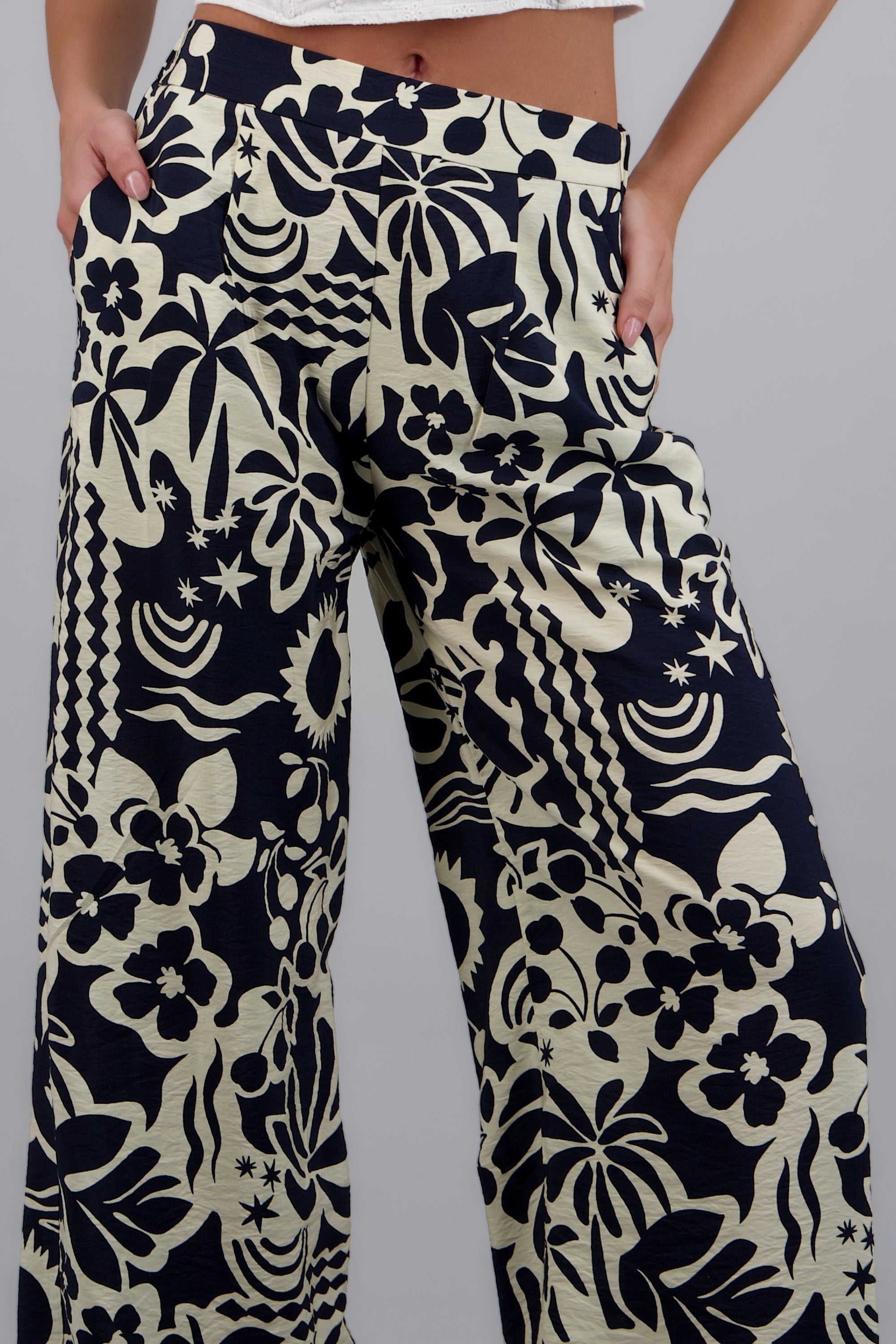 Pantalon suelto estampado MARINO COMBO