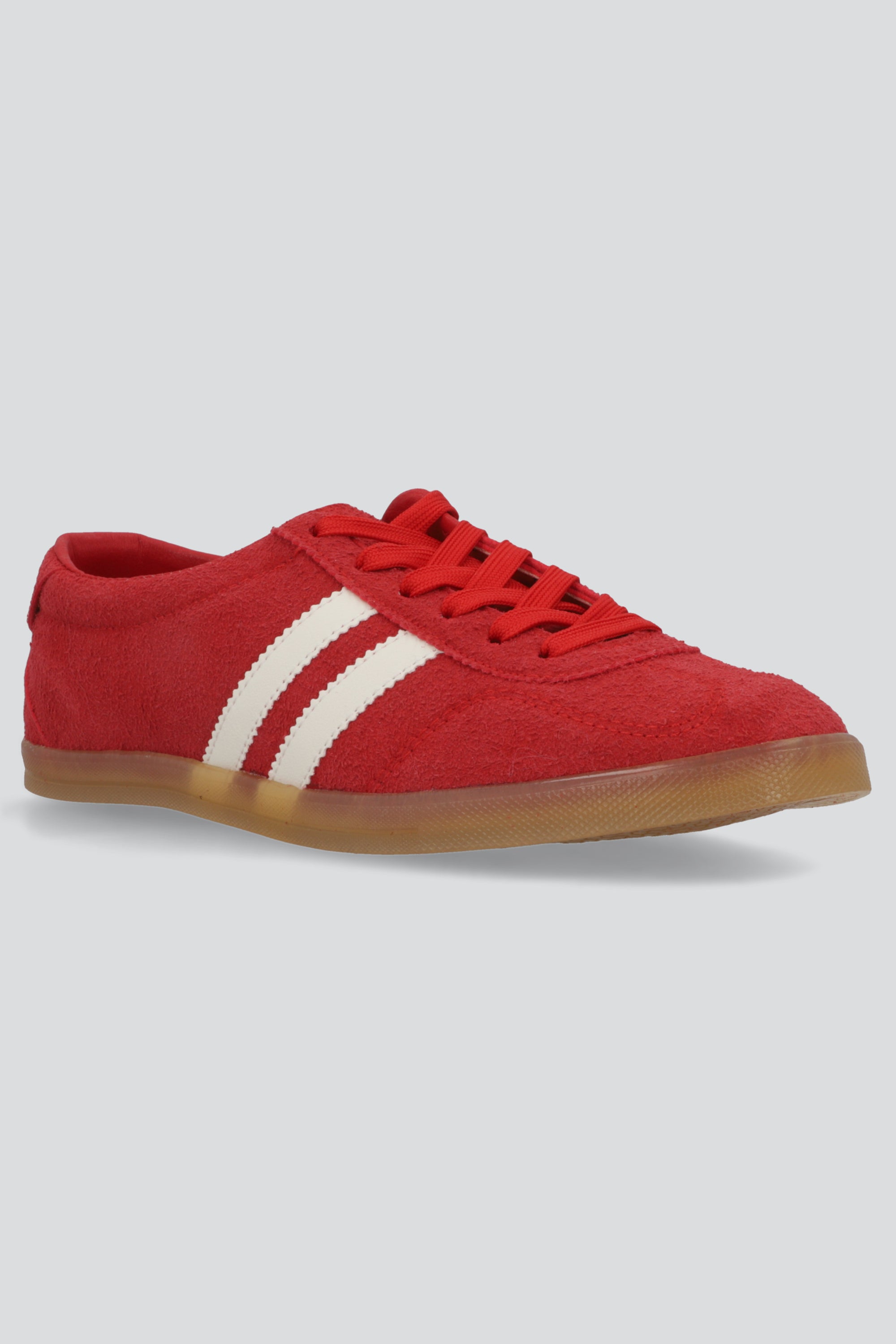 Tenis dos lineas textura ROJO