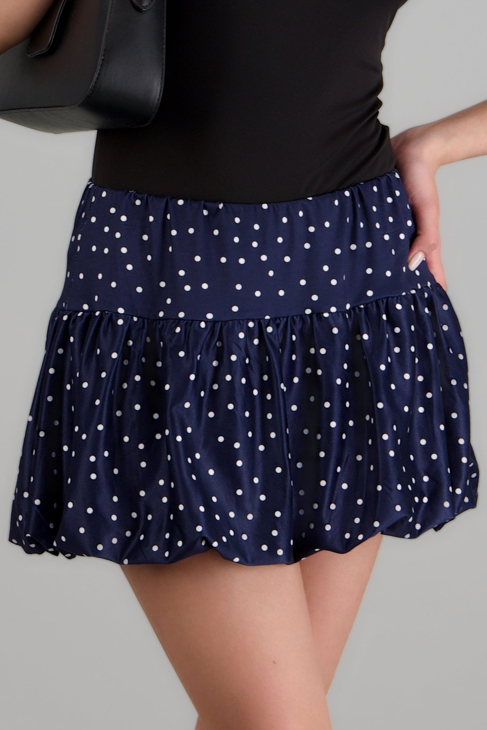 Mini falda globo polka dot MARINO