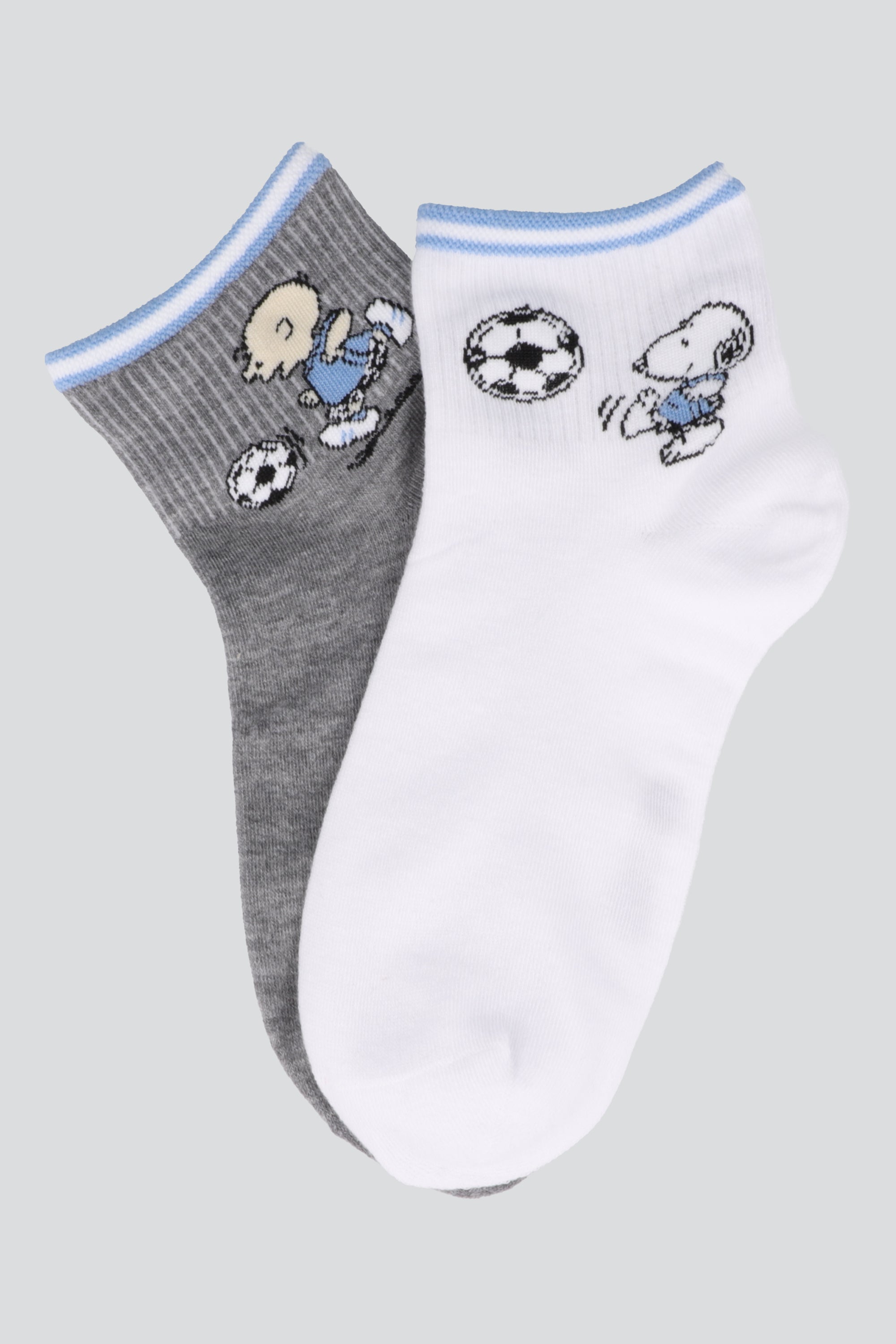 2 pack Snoopy futbolero AZUL PASTEL