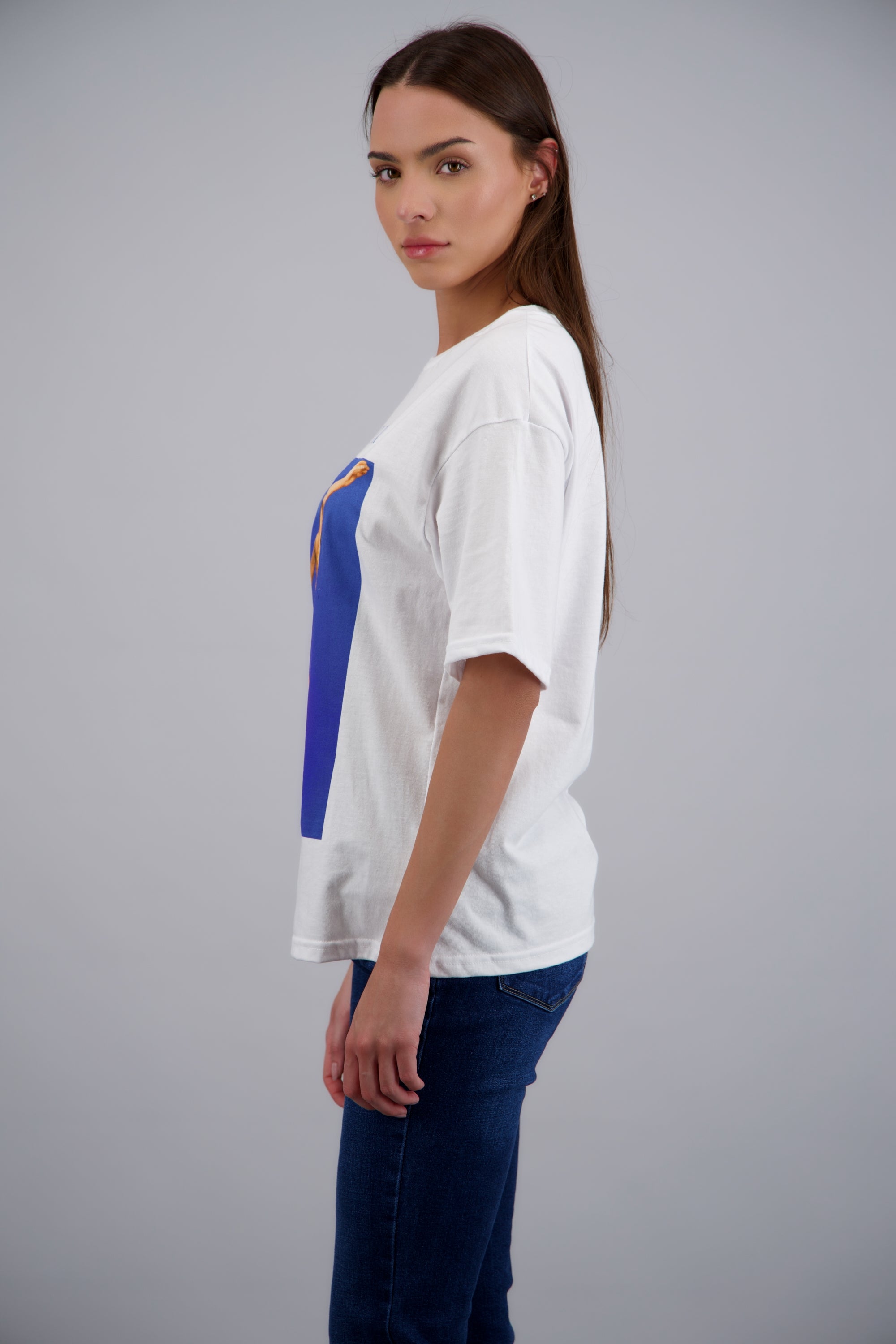 Playera Cher manga corta BLANCO