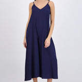 Jumpsuit fluido con bolsas