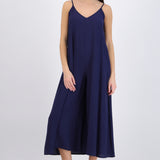 Jumpsuit fluido con bolsas