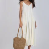 Jumpsuit fluido con bolsas