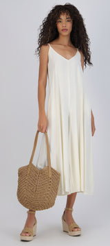 Jumpsuit fluido con bolsas