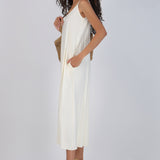 Jumpsuit fluido con bolsas