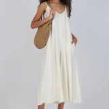 Jumpsuit fluido con bolsas