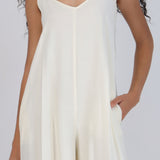Jumpsuit fluido con bolsas