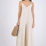 Jumpsuit fluido con bolsas