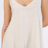 Jumpsuit fluido con bolsas